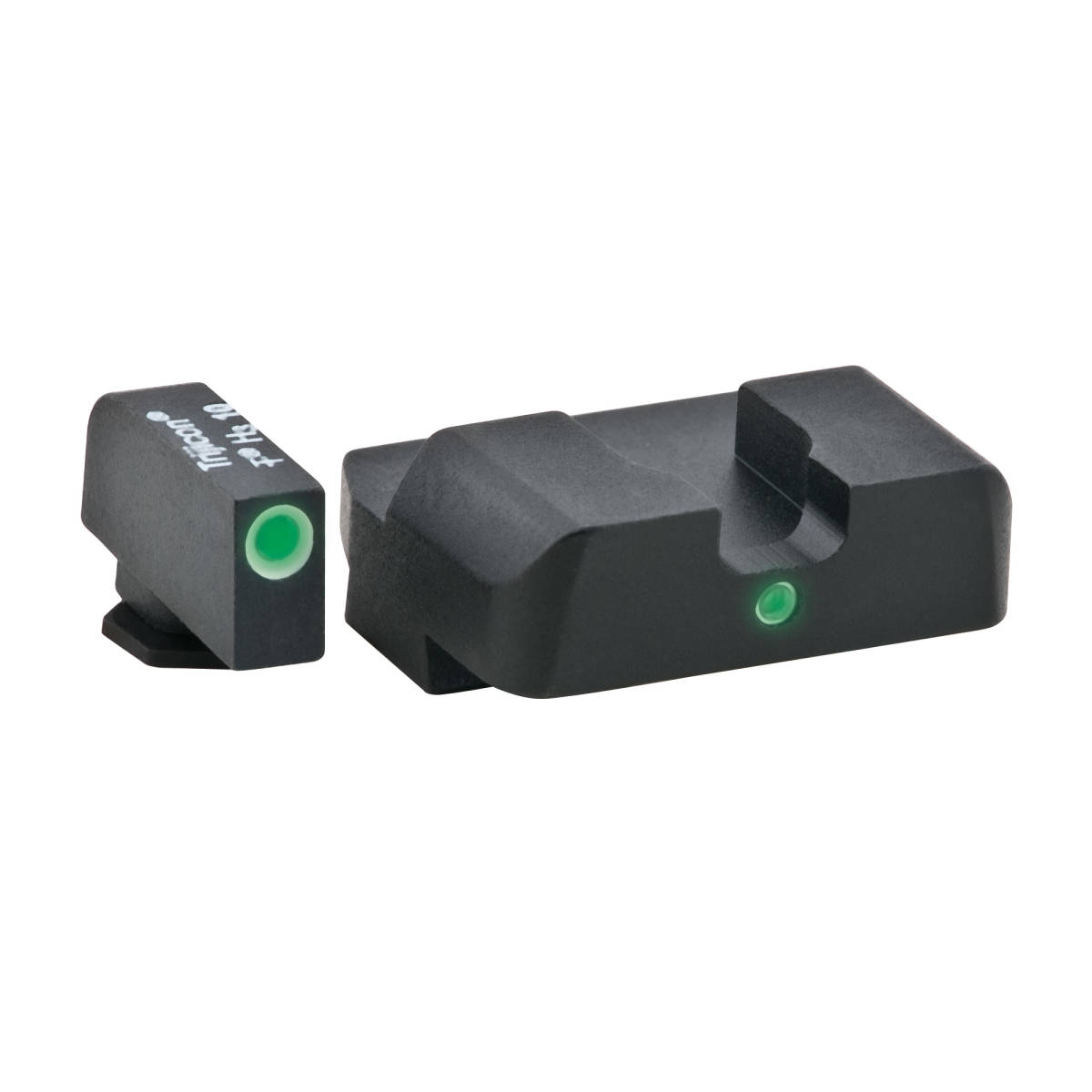 AmeriGlo GL102 i-Dot Sight set for Glock Black | Green Tritium with...