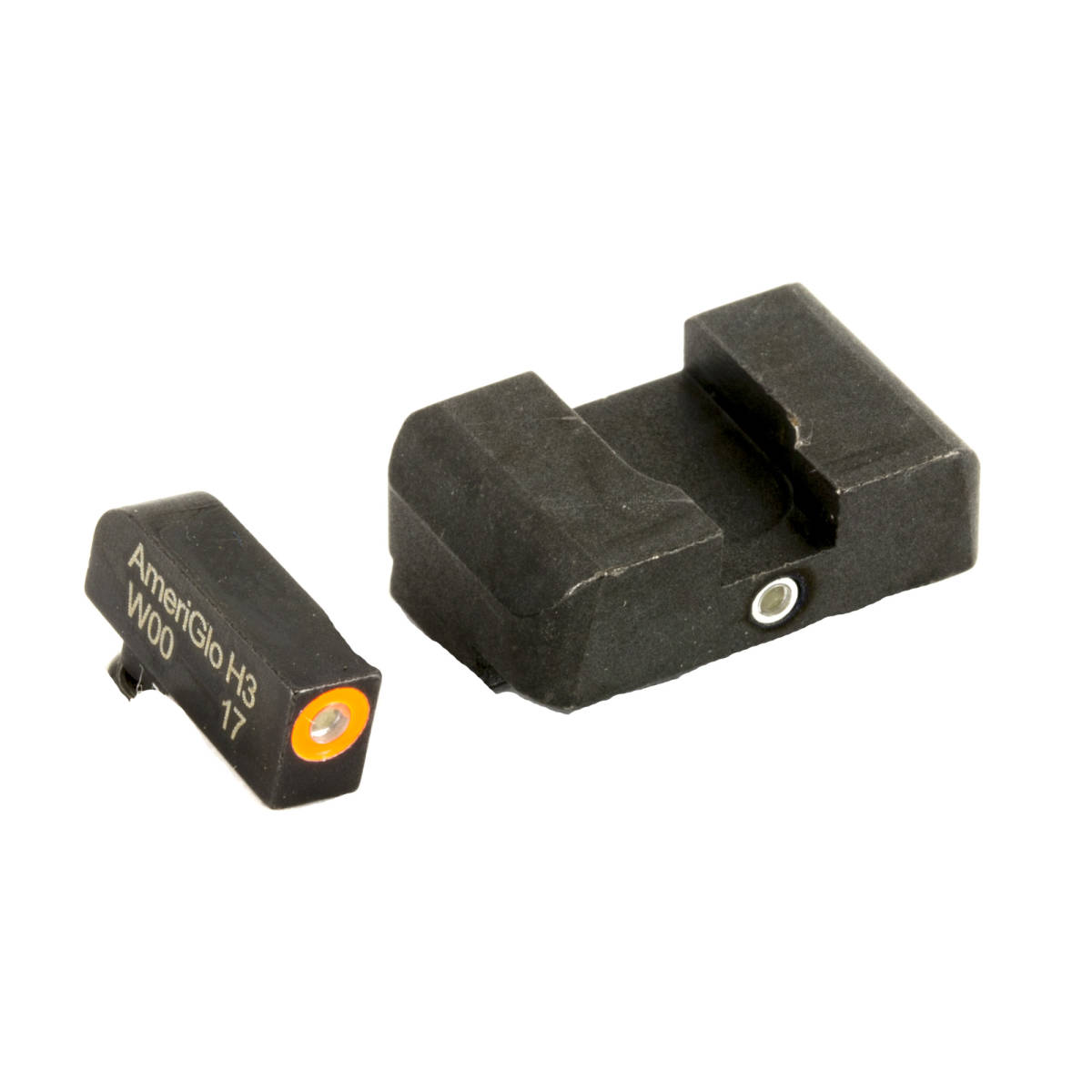 AmeriGlo GL203 i-Dot Sight set for Glock Black | Green Tritium with...-img-1