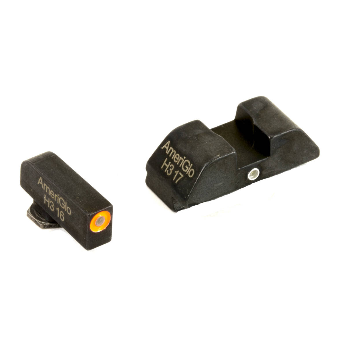 AmeriGlo GL205 i-Dot Sight set for Glock Black | Green Tritium with...-img-1