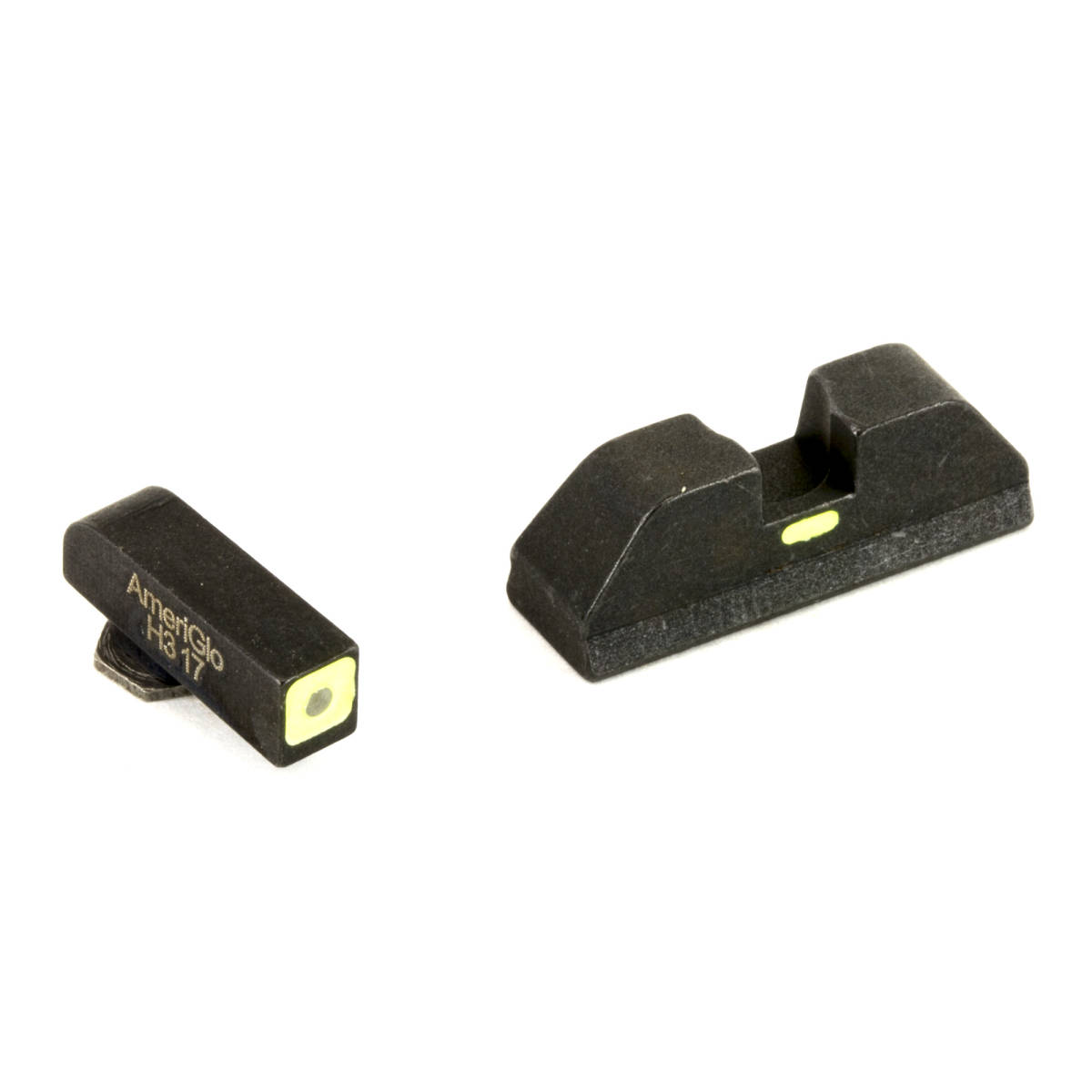 AmeriGlo GL614 CAP Sight Set for Glock Black | Green Tritium with...-img-1