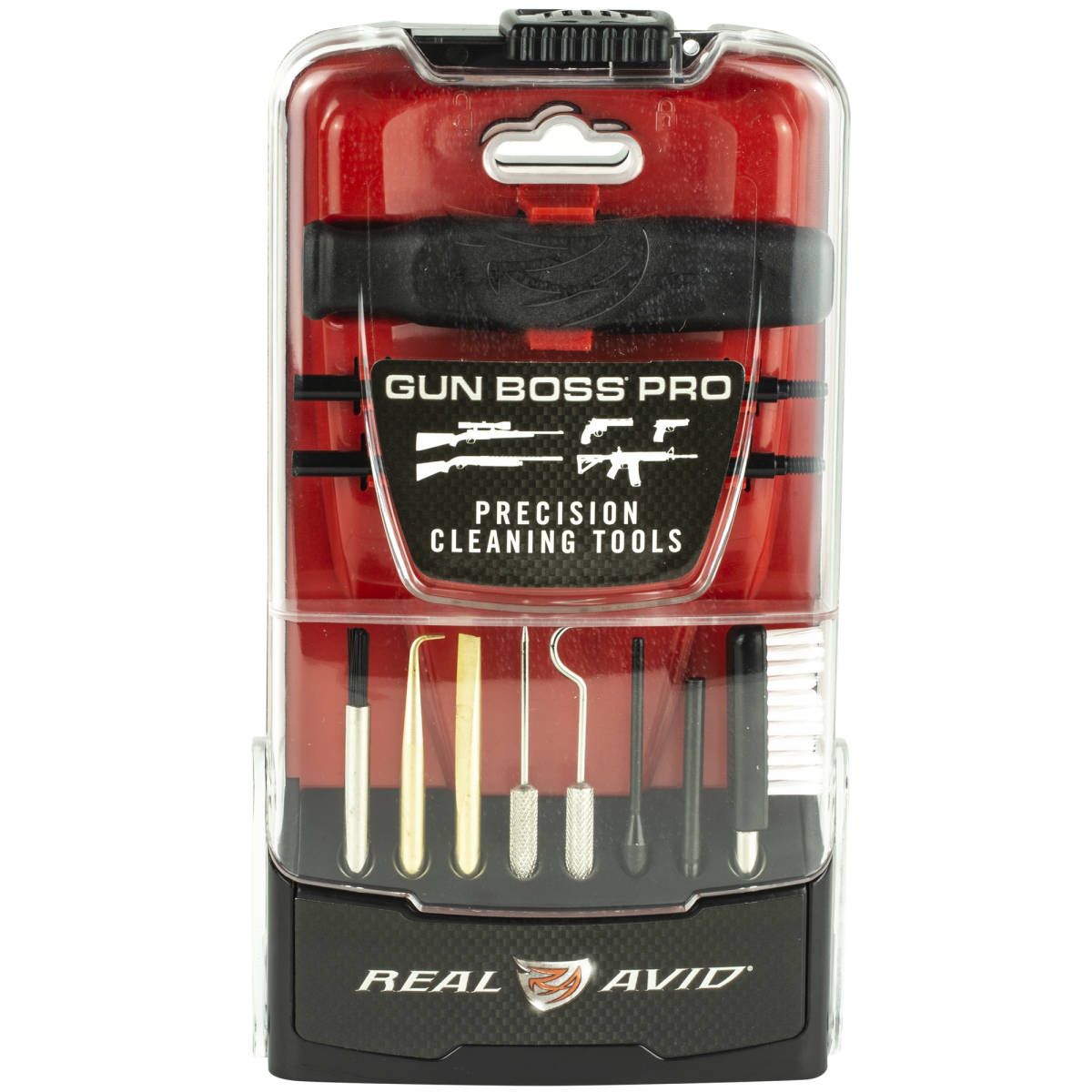 Real Avid AVGBPROU Gun Boss Pro Universal Cleaning Kit 23 Pieces-img-0