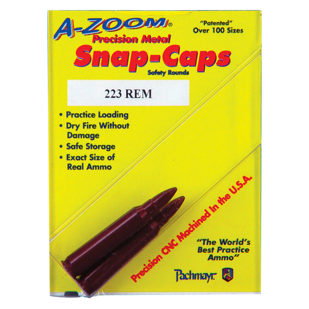 A-Zoom 12222 Rifle Snap Cap 223 Rem Aluminum 2 Pack-img-0