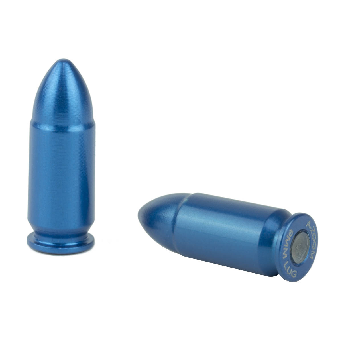A-Zoom 15316 Blue Snap Caps Pistol 9mm Luger Aluminum 10 Pack-img-1