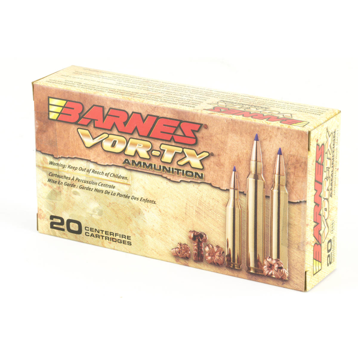 Barnes Bullets 30816 VOR-TX Rifle 308 Win 130 gr Tipped TSX Boat Tail 20-img-1