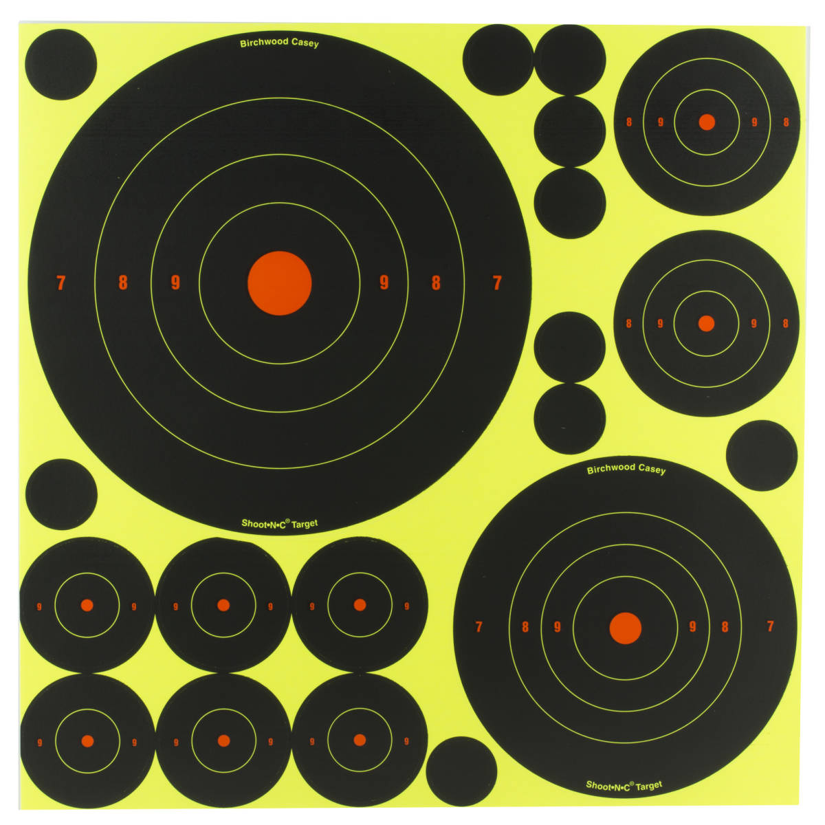 Birchwood Casey 34018 ShootNC Reactive Target Variety Pack
