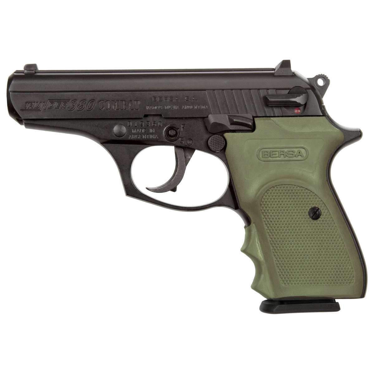 Bersa T380MC Thunder 380 Combat ACP 3.50” 8+1 Matte Black Steel Slide...-img-1