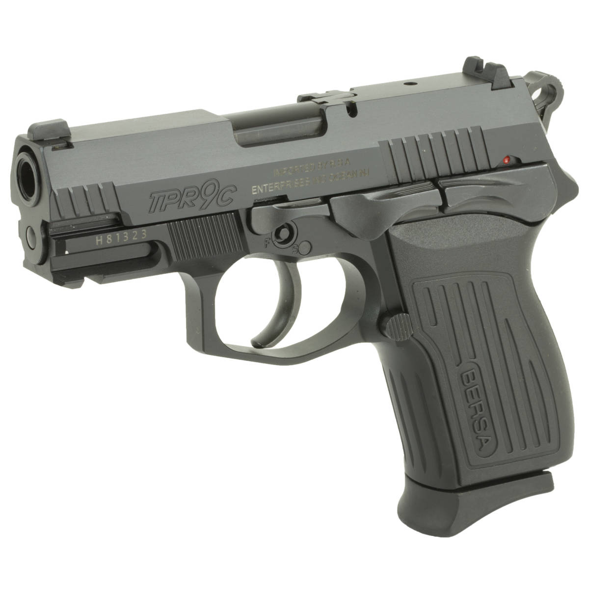 Bersa TPR9CM TPRC Compact 9mm Luger 3.25” 13+1 Matte Black Steel-img-2