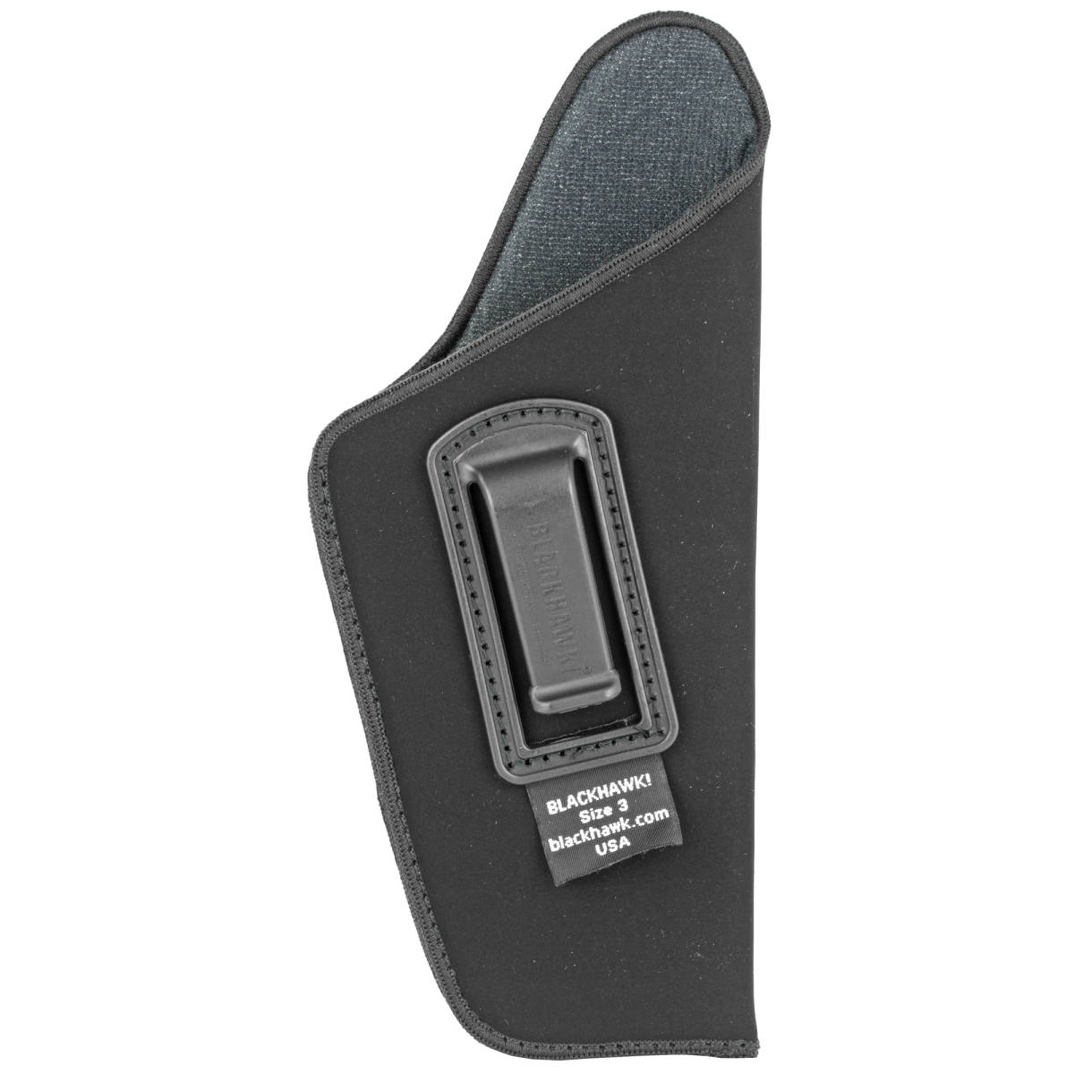 Blackhawk 73IP03BKR Inside The Pants IWB Size 03 Black Suede Belt Clip