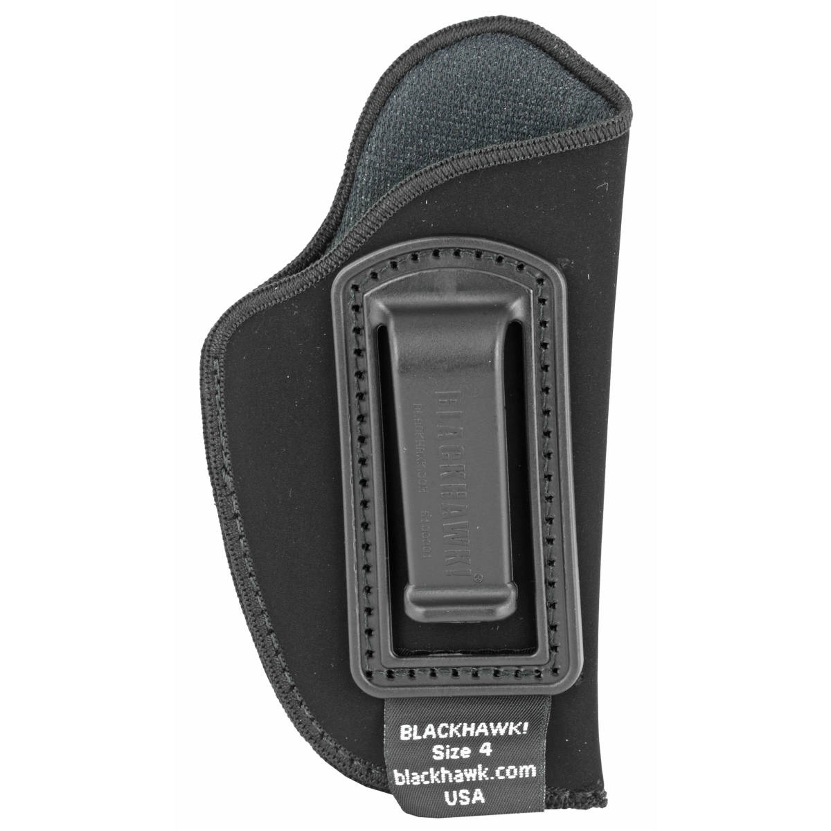 Blackhawk 73IP04BKR Inside The Pants IWB Size 04 Black Suede Belt Clip ...