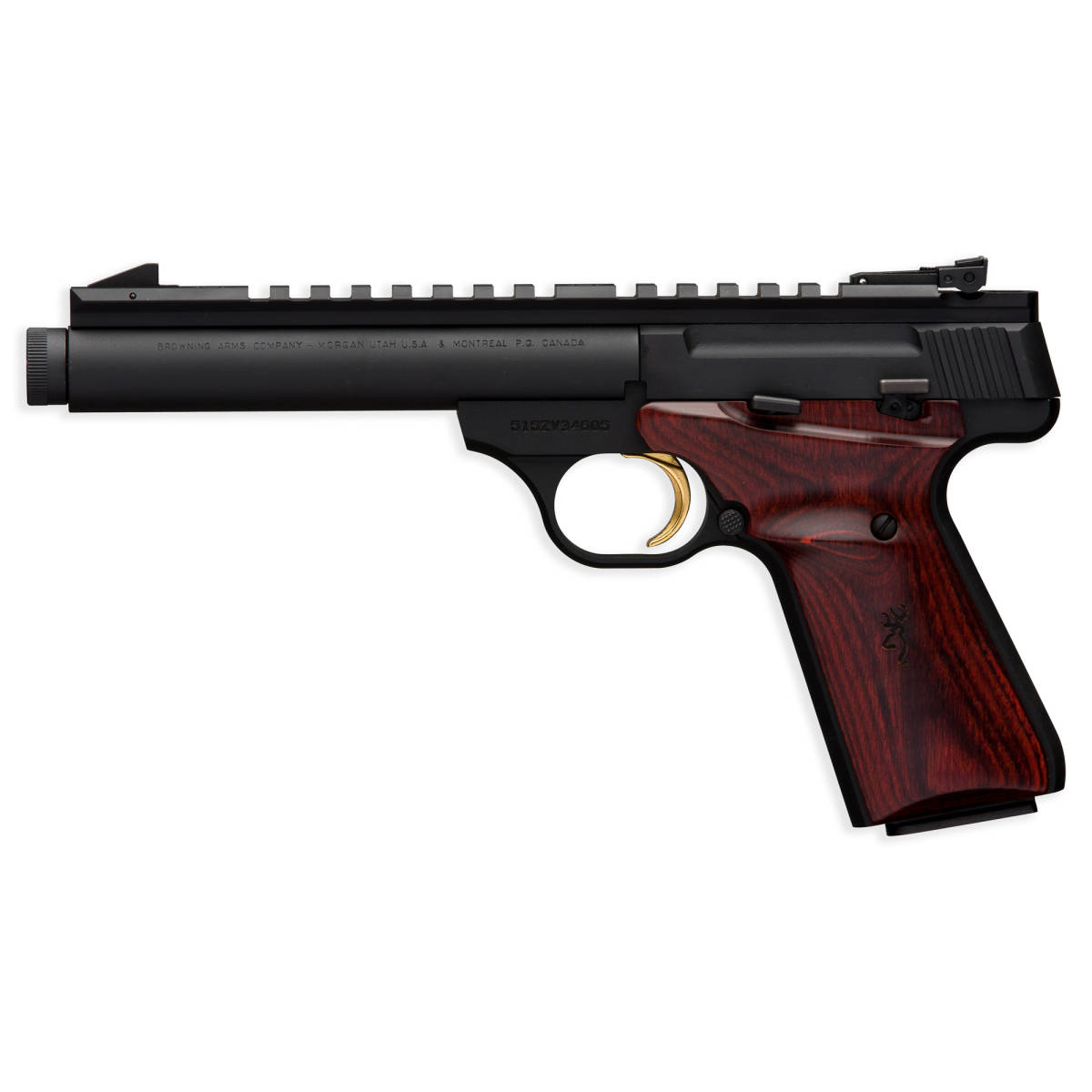 Browning Buck Mark Field Target 22 LR 5.50" 10+1 Laminate Matte Black...-img-1