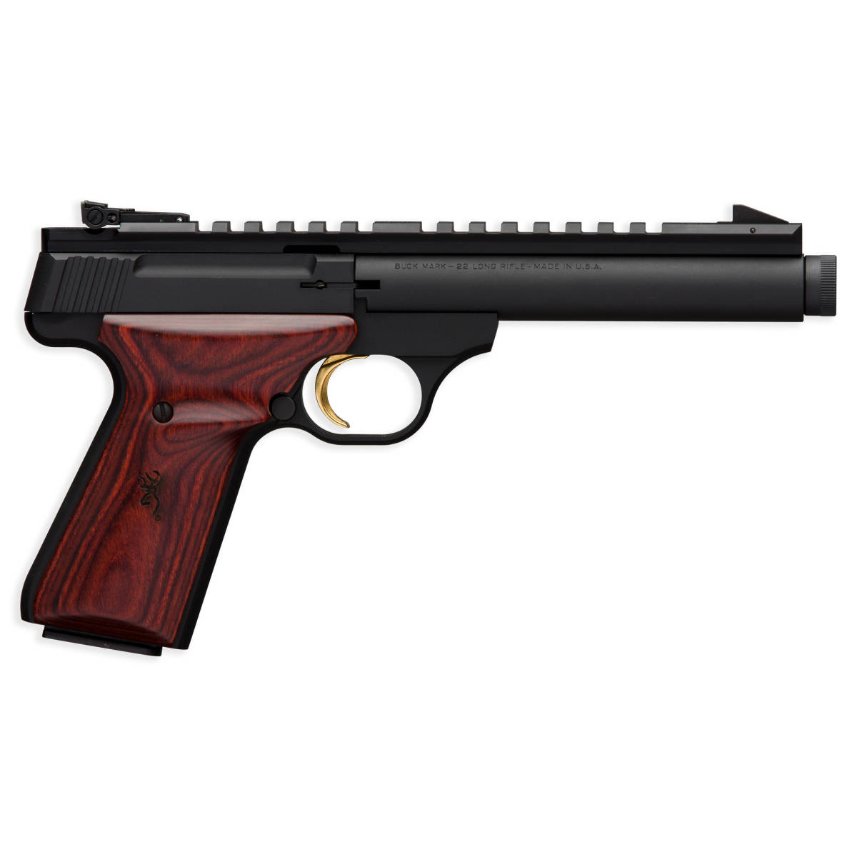 Browning Buck Mark Field Target 22 LR 5.50" 10+1 Laminate Matte Black...-img-2