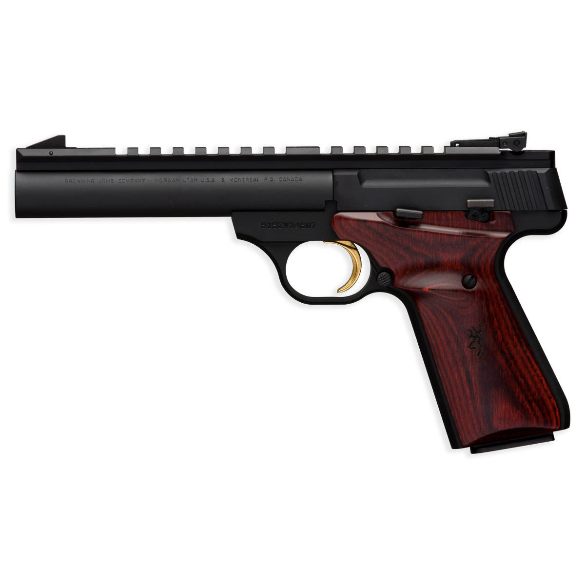 Browning Buck Mark Field Target 22 LR 5.50" 10+1 Laminate Matte Black...-img-1