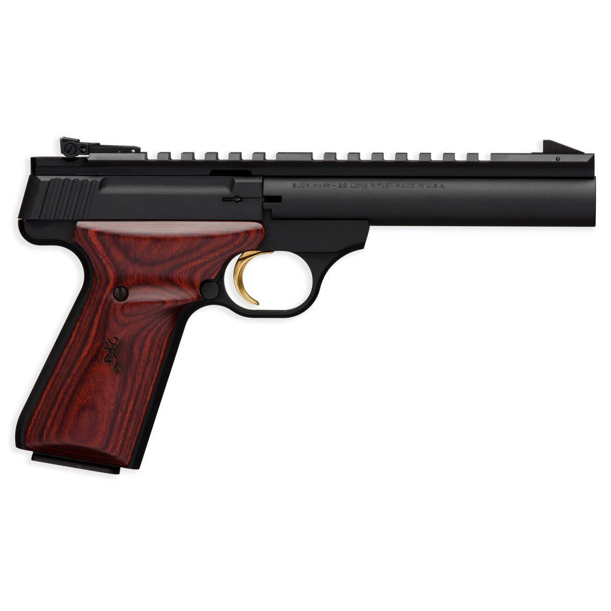 Browning Buck Mark Field Target 22 LR 5.50" 10+1 Laminate Matte Black...-img-2