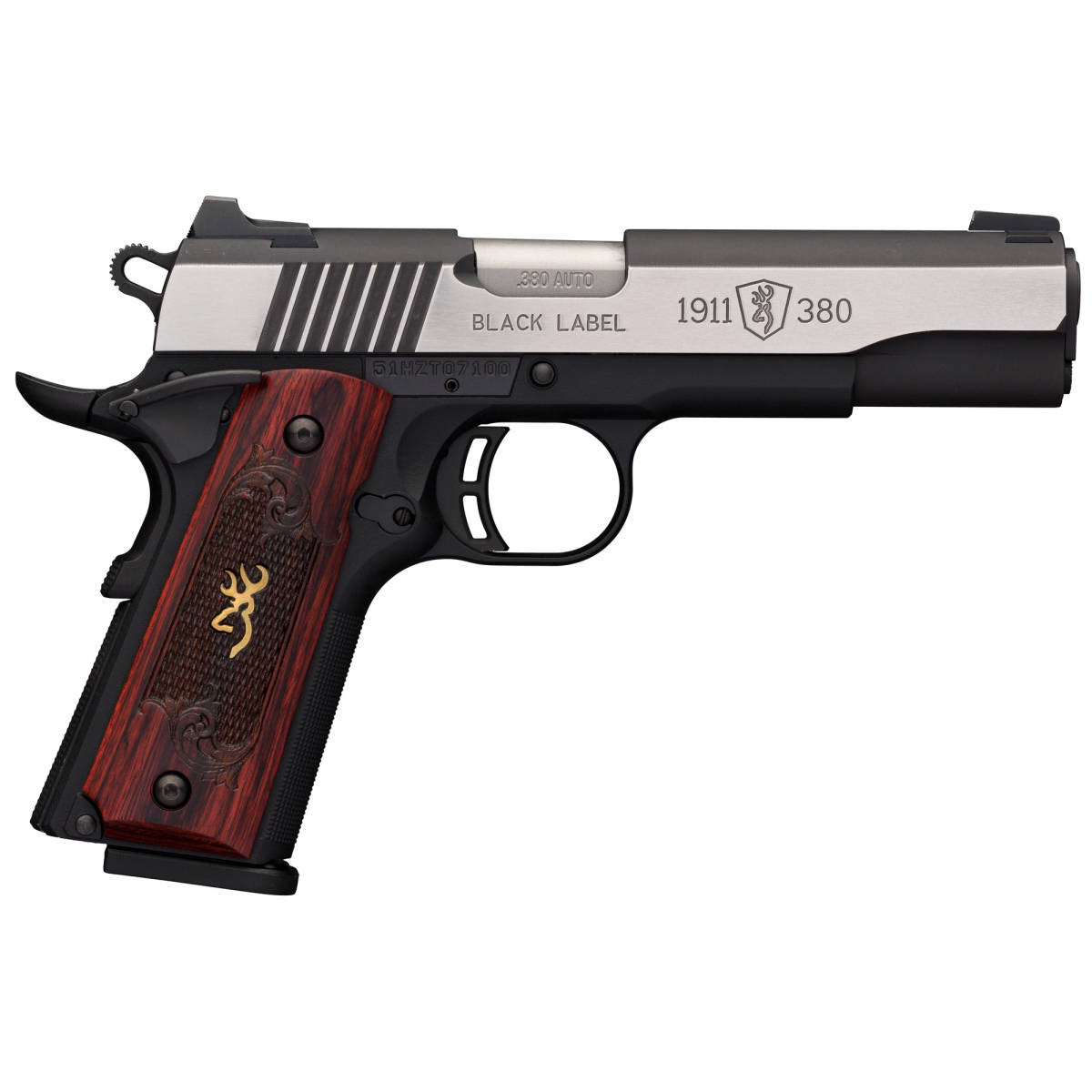 Browning 1911-380 Black Label Medallion Pro 380 ACP 4.25" 8+1 Polymer...-img-2
