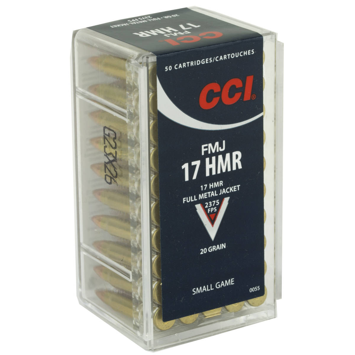 CCI 0055 Gamepoint Rimfire 17HMR 20gr Full Metal Jacket 50 Per Box/40 Case-img-2