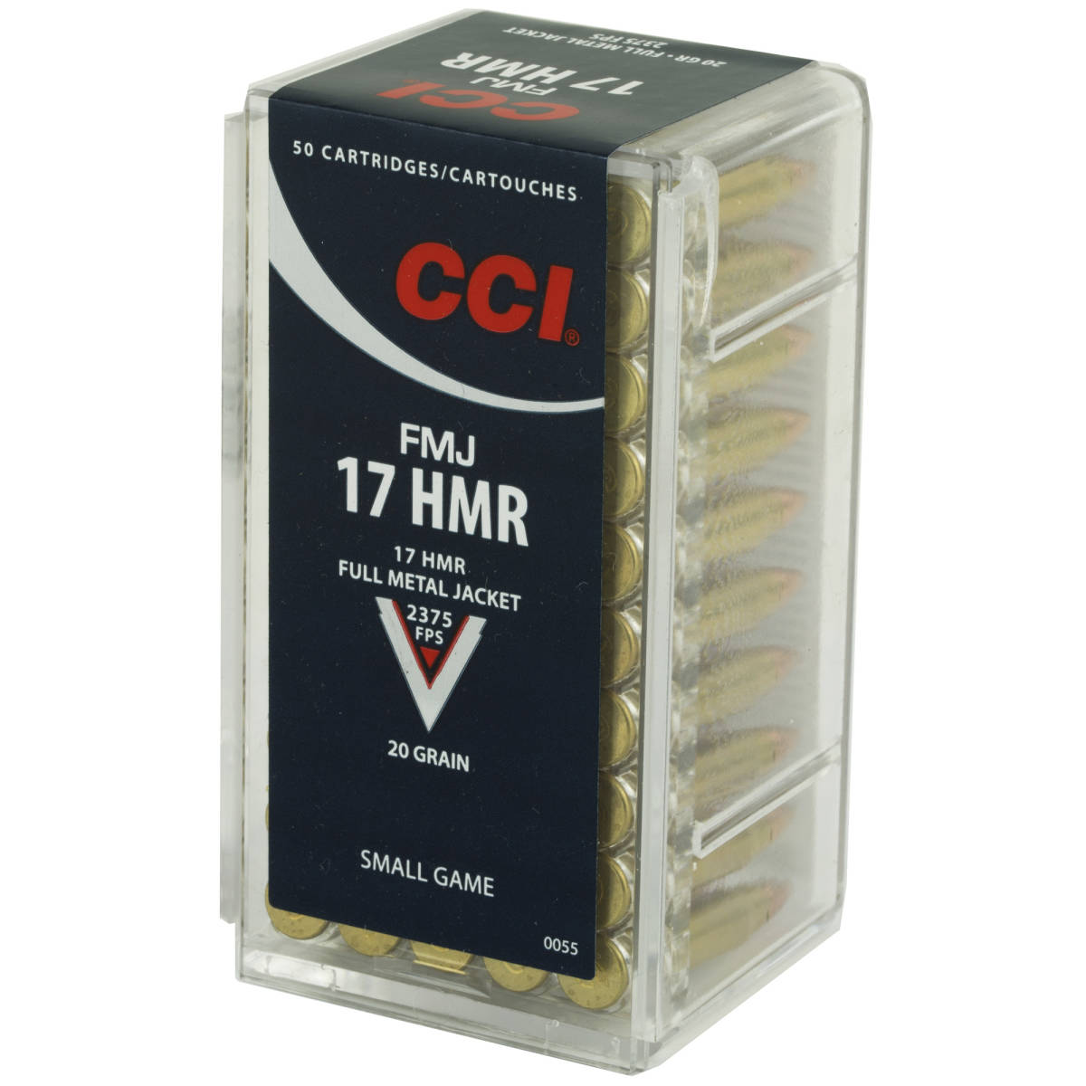 CCI 0055 Gamepoint Rimfire 17HMR 20gr Full Metal Jacket 50 Per Box/40 Case-img-3