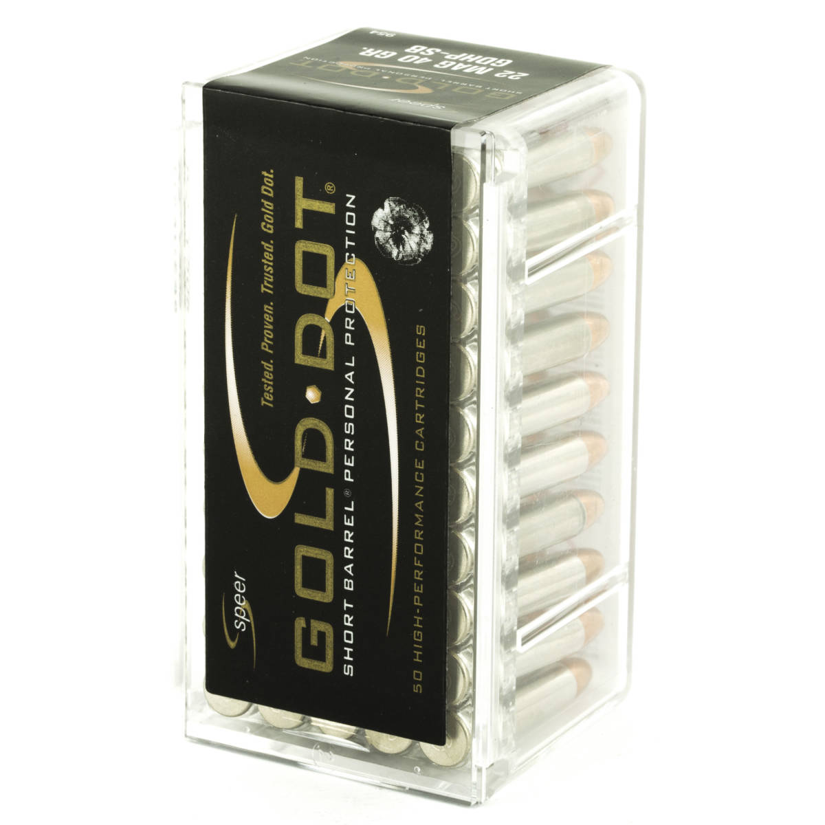 Speer 954 Gold Dot Short Barrel 22WMR 40gr Hollow Point 50 Per Box/40 Case-img-3