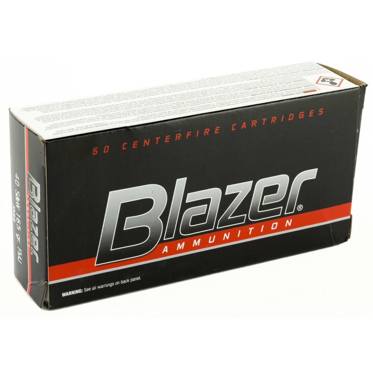 CCI 3589 Blazer Handgun 40S&W 165gr Total Metal Jacket 50 Per Box/20 Case-img-2