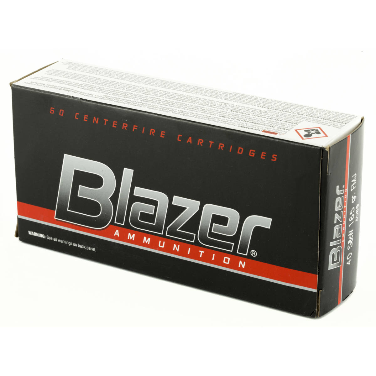 CCI 3589 Blazer Handgun 40S&W 165gr Total Metal Jacket 50 Per Box/20 Case-img-3