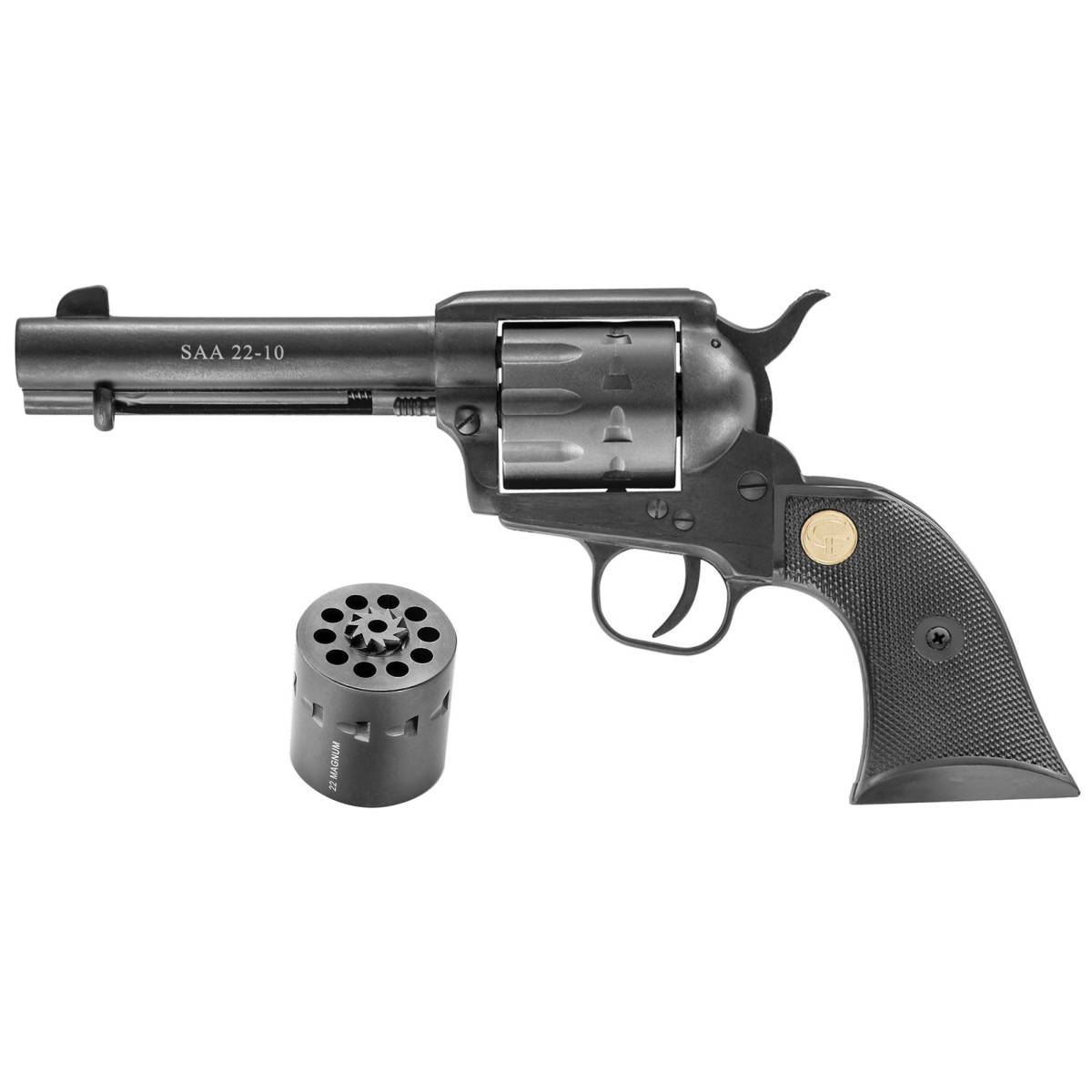Chiappa Firearms CF340155D SAA 1873 Medium Frame 22 LR WMR 10 Shot,...-img-1