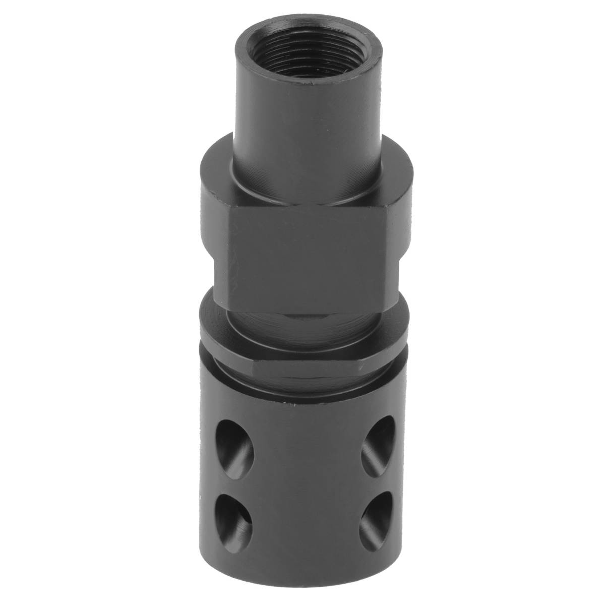 CMMG 57DA5BE Flash Hider Black Steel with M12x1 LH Threads for 5.7x28mm...-img-1