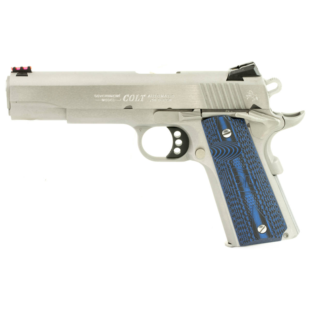 Colt 1911 Competition Stainless Steel 38 Super O1073CCS 5"-img-1