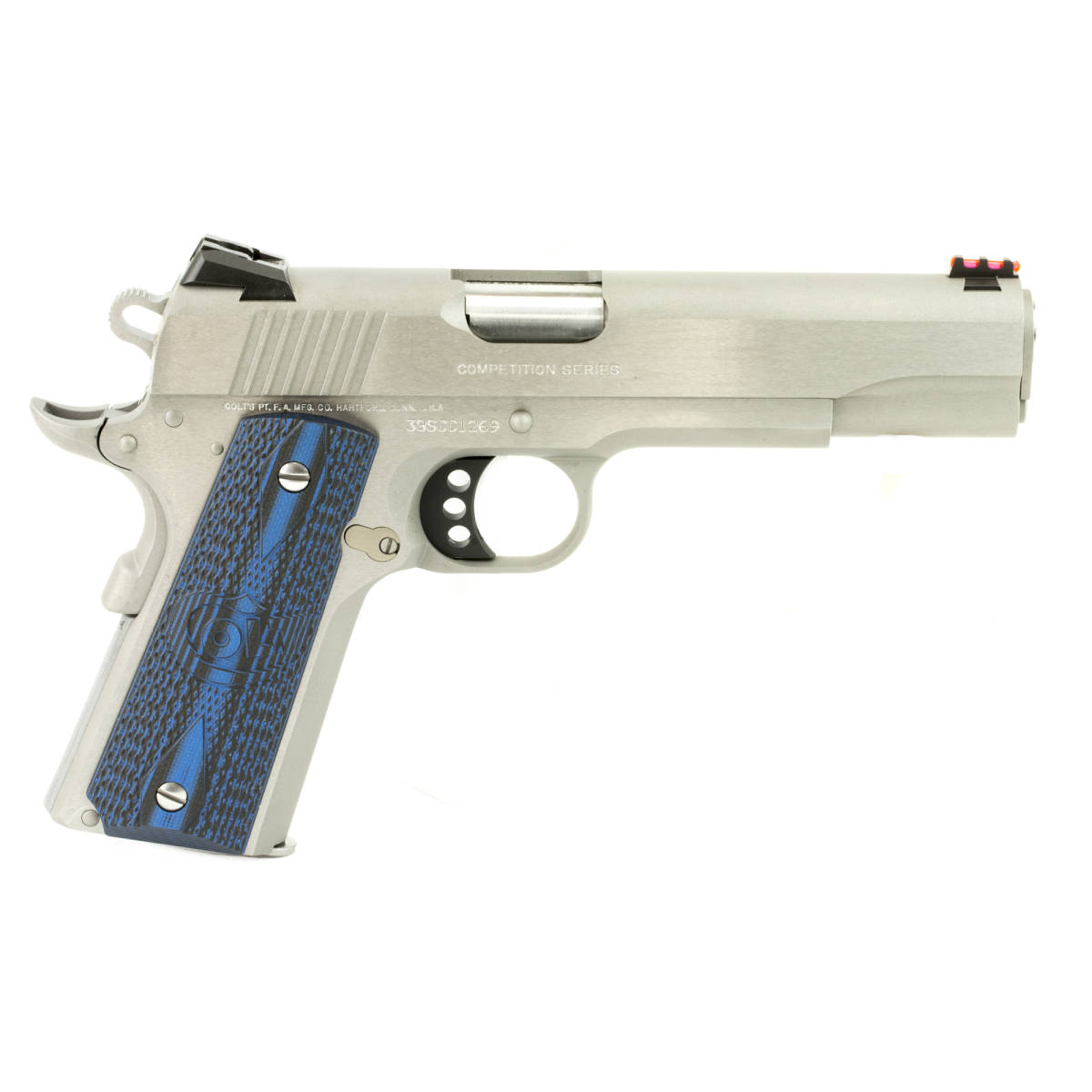 Colt 1911 Competition Stainless Steel 38 Super O1073CCS 5"-img-2