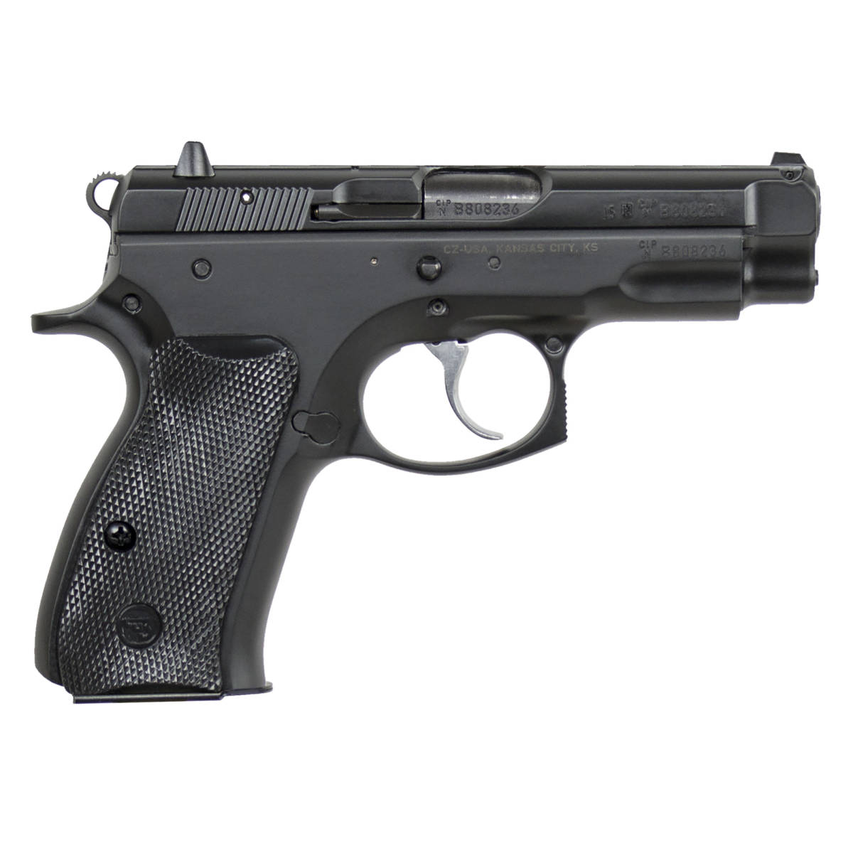 CZ-USA 01190 CZ 75 Compact 9mm Luger 10+1 3.75” Blued Steel Barrel,...-img-2