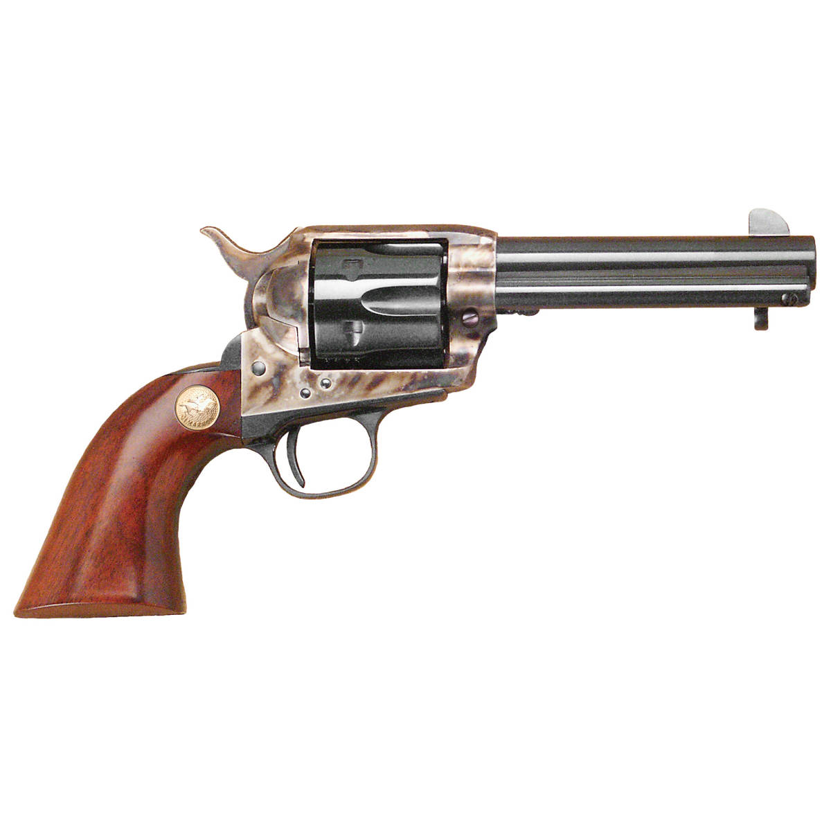 Cimarron MP410 Model P 45 Colt (LC) 6 Shot, 4.75” Blued Steel Barrel-img-1