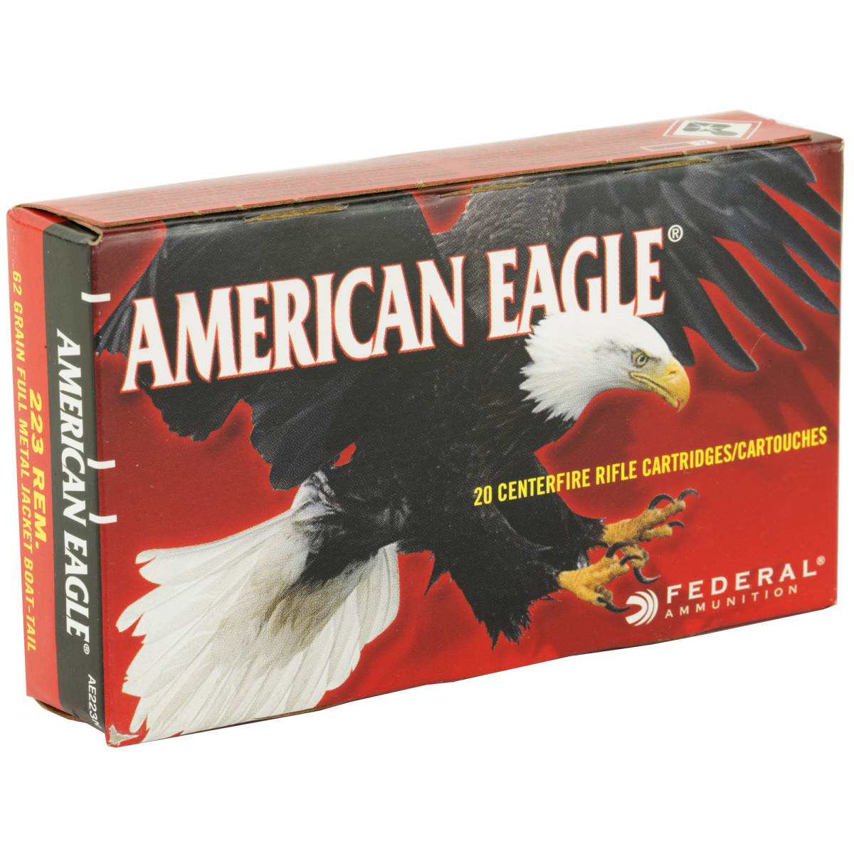 FEDERAL 223 AMMO AMERICAN EAGLE REM 62GR FMJ 223REM-img-1