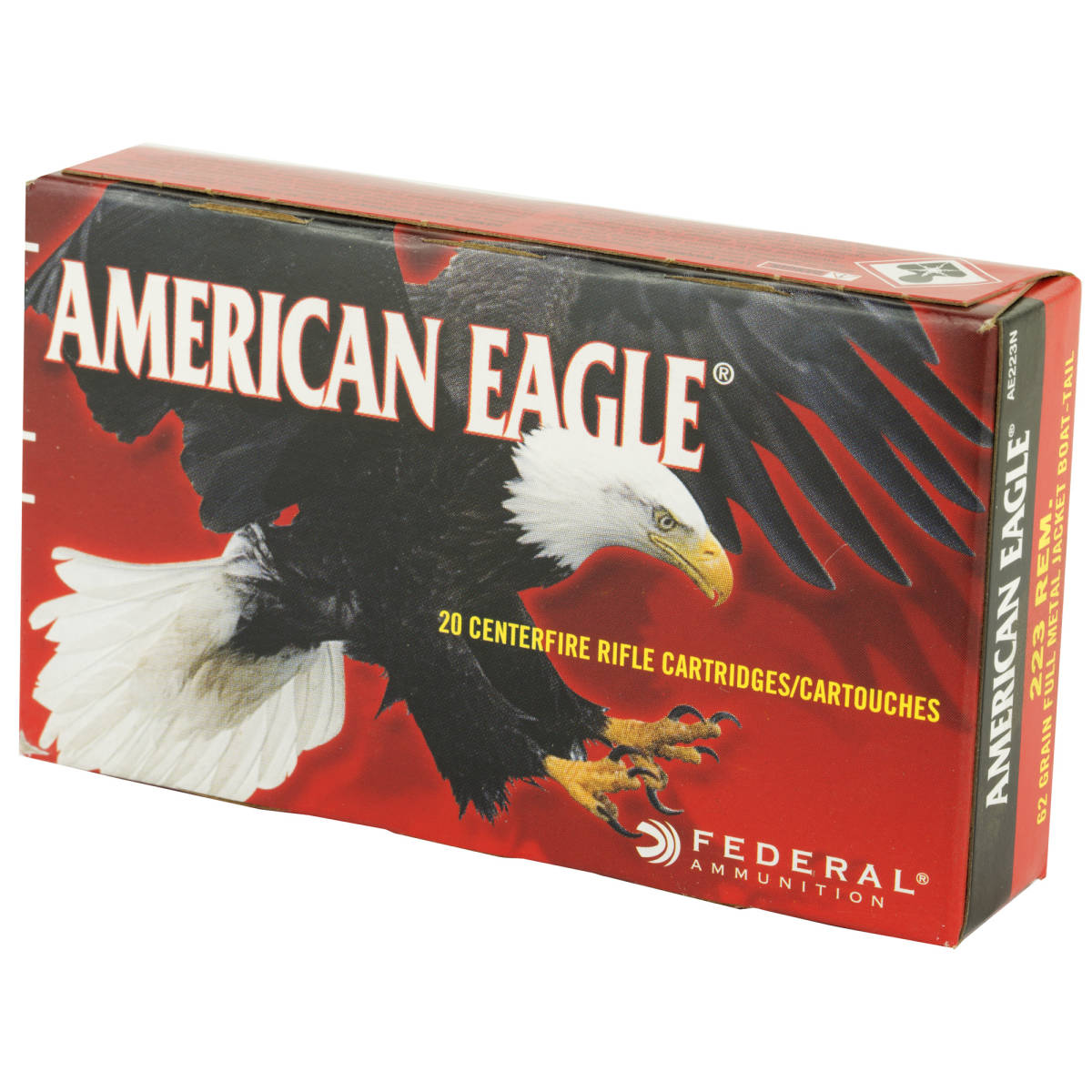FEDERAL 223 AMMO AMERICAN EAGLE REM 62GR FMJ 223REM-img-2