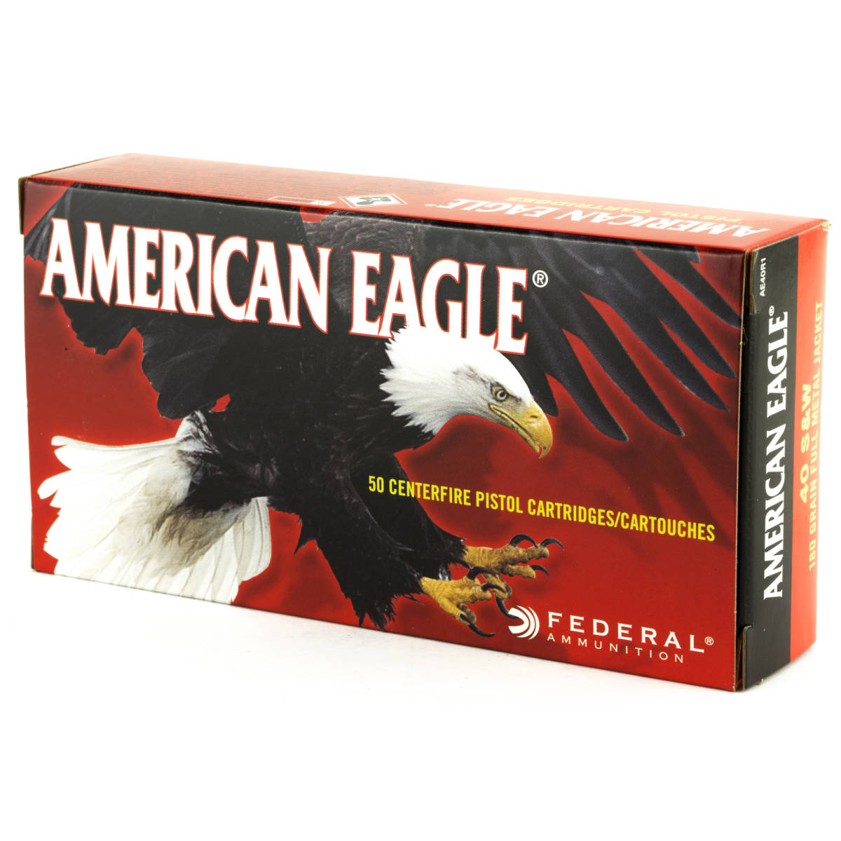 40 S&W AMMO FEDERAL AMERICAN EAGLE 40SW 180GR FMJ CAL FED-img-1