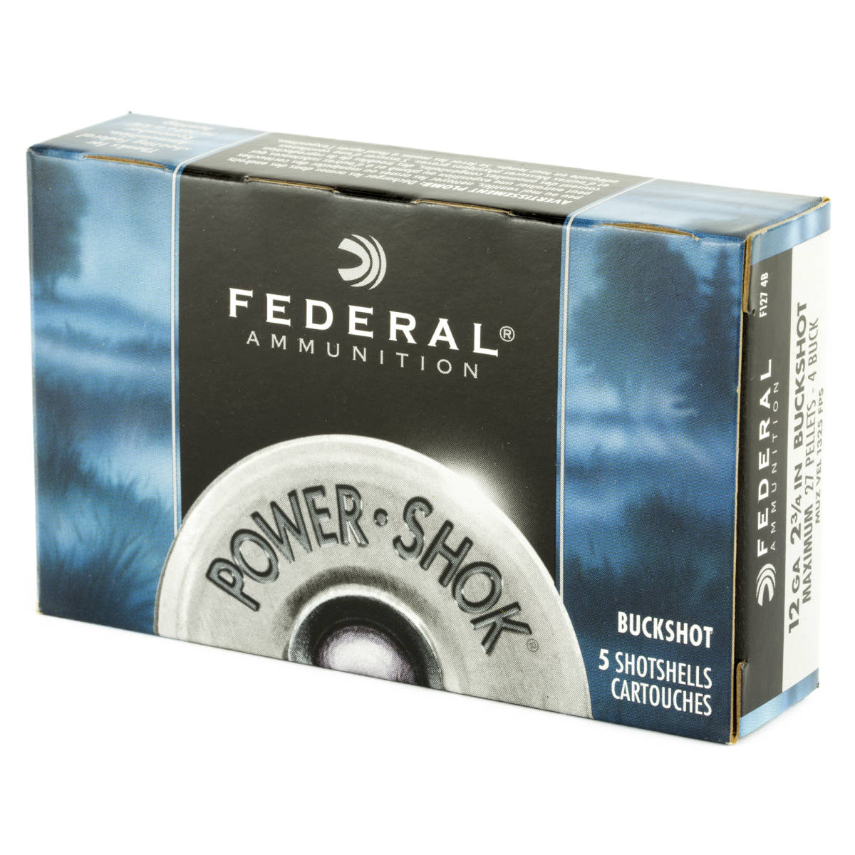 Federal F1274B Power-Shok Magnum 12 Gauge 2.75” 27 Pellets 1 1/4 oz 4...-img-2