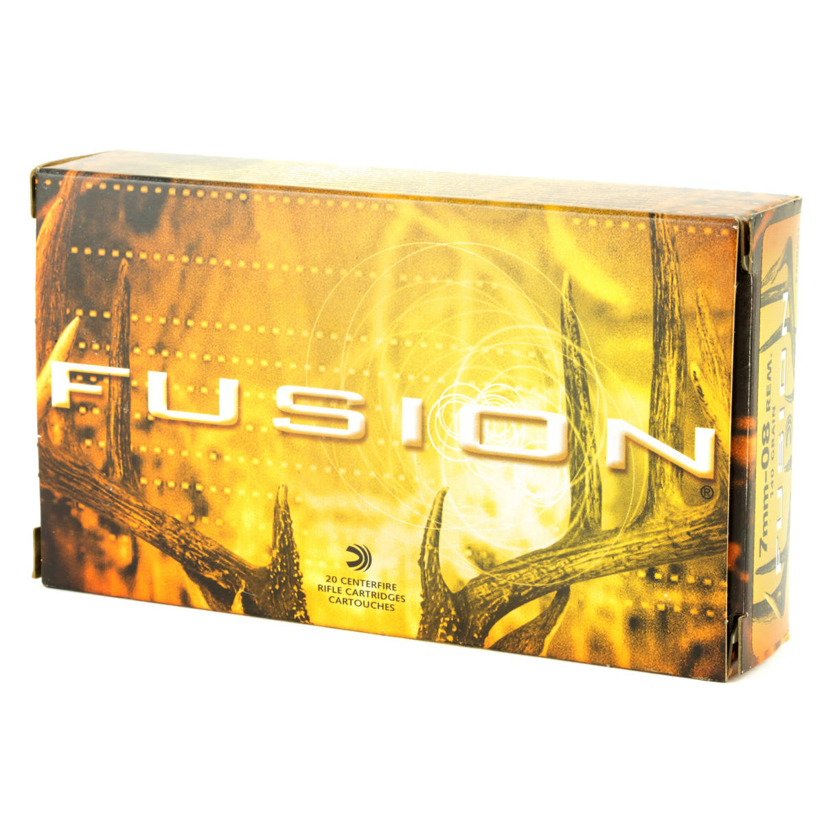 Federal F708FS1 Fusion 7mm08Rem 140gr Bonded Soft Point 20 Per Box/10 Case Rifle Ammunition