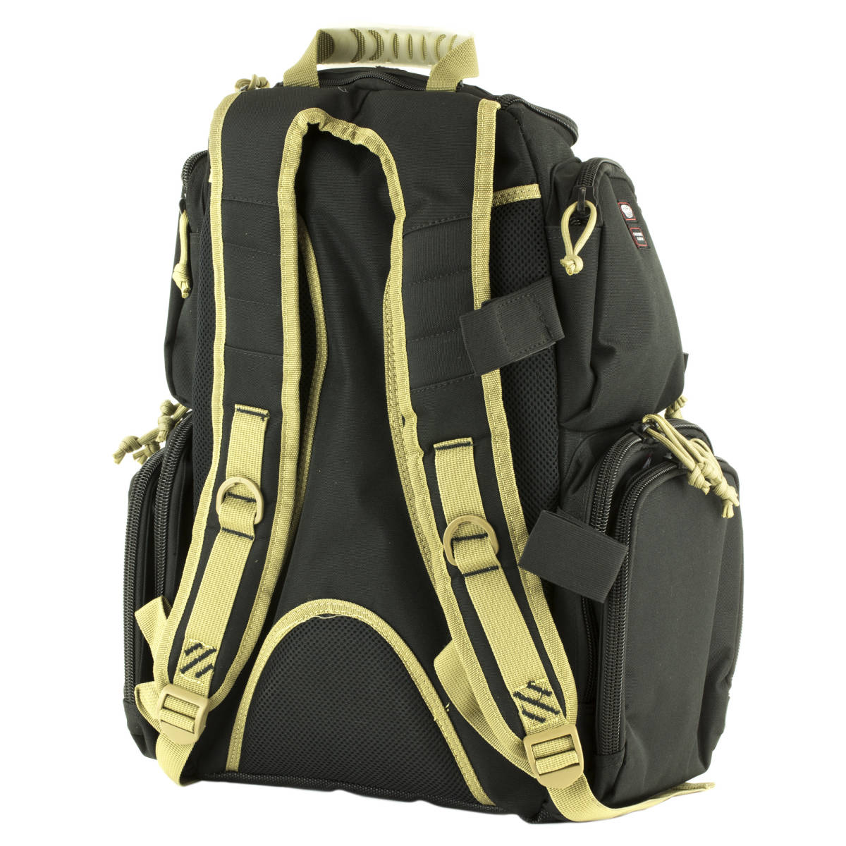 GPS Bags 1711BPBT Handgunner Backpack 1000D Nylon Black with Tan Accents-img-1