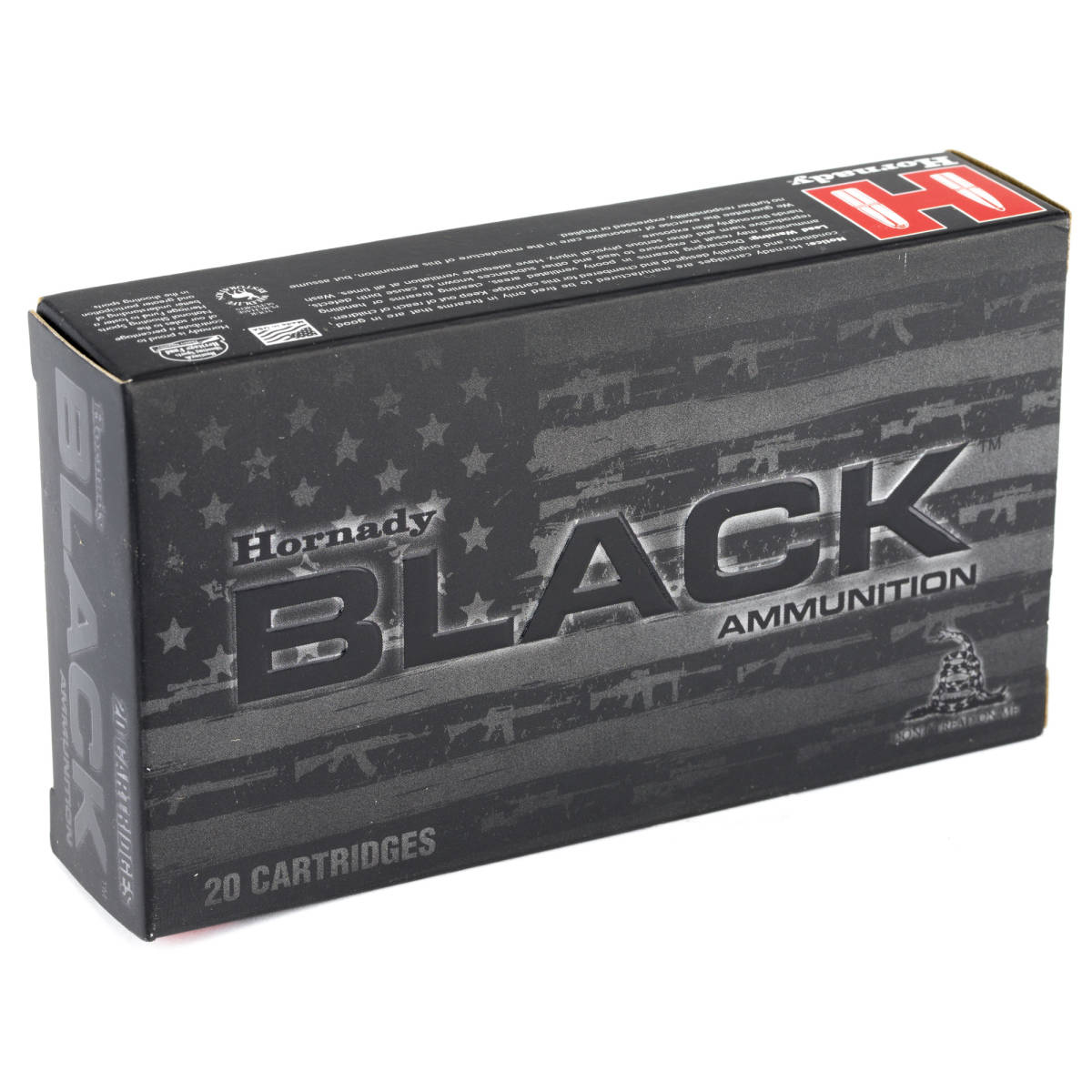 Hornady 80971 Black 308Win 168gr A Max 20 Per Box/10 Case-img-1