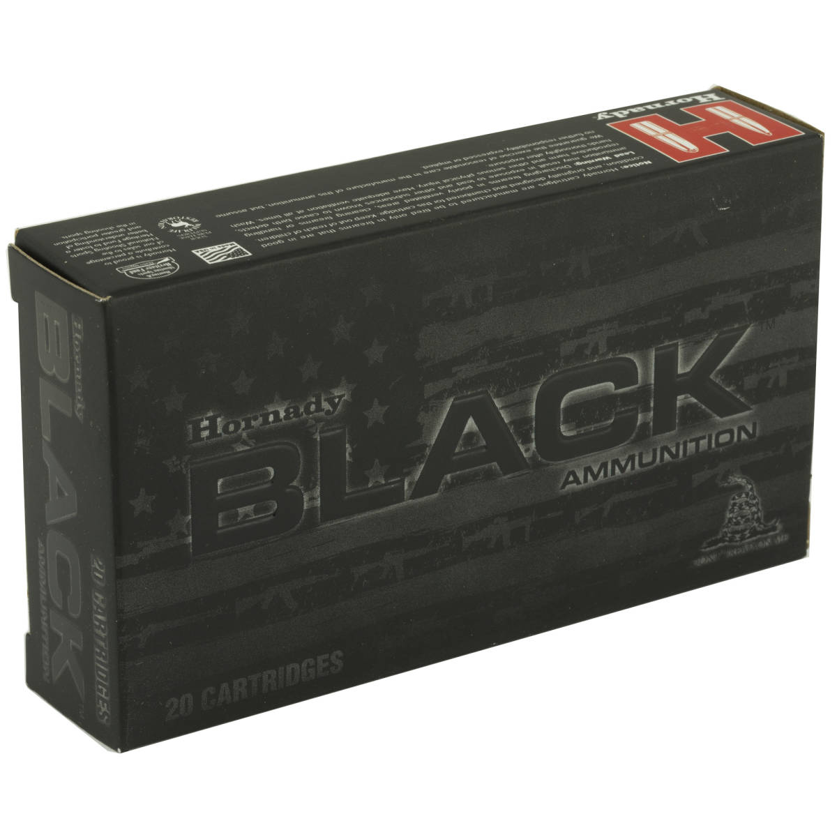 Hornady 83464 Black 6.8mmRemSPC 110gr V Max 20 Per Box/10 Case-img-2