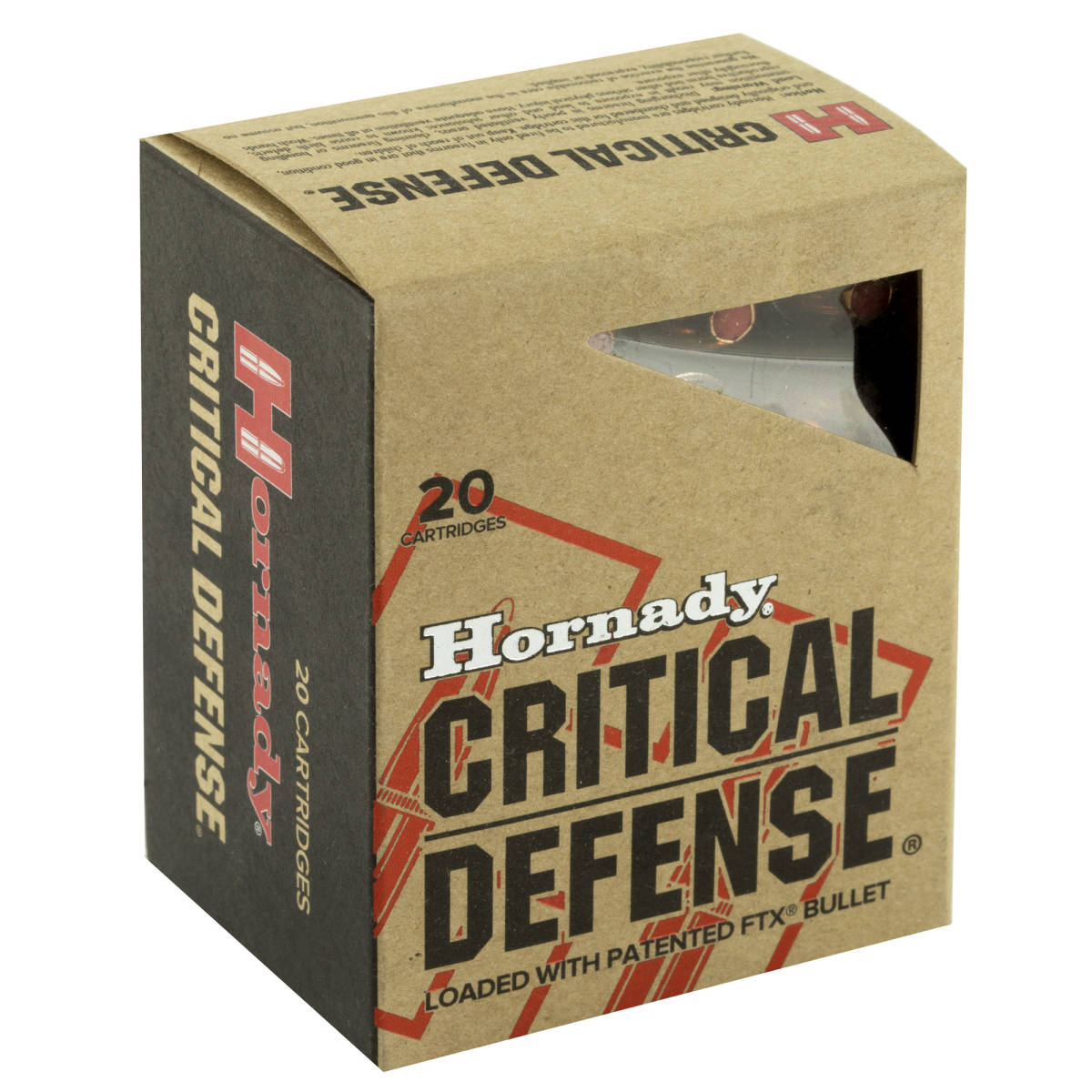 Hornady Critical Defense 45 Colt LC Ammo 185 gr Flex Tip eXpanding HP-img-1