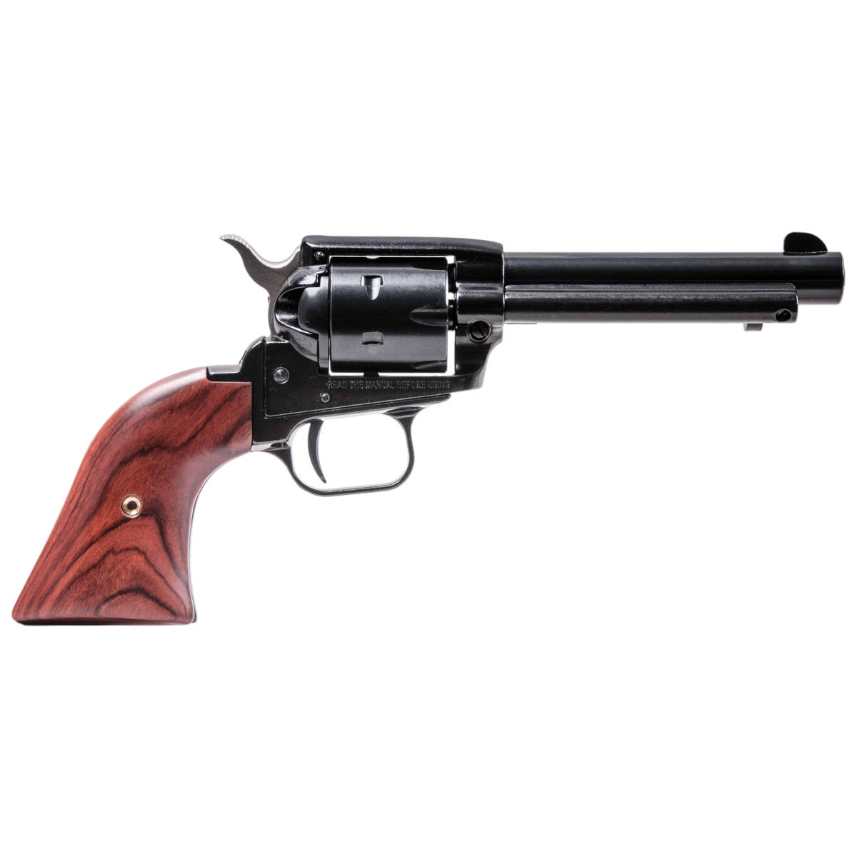 Heritage Rough Rider 22 LR Revolver 4.75” Wooden Grips-img-0