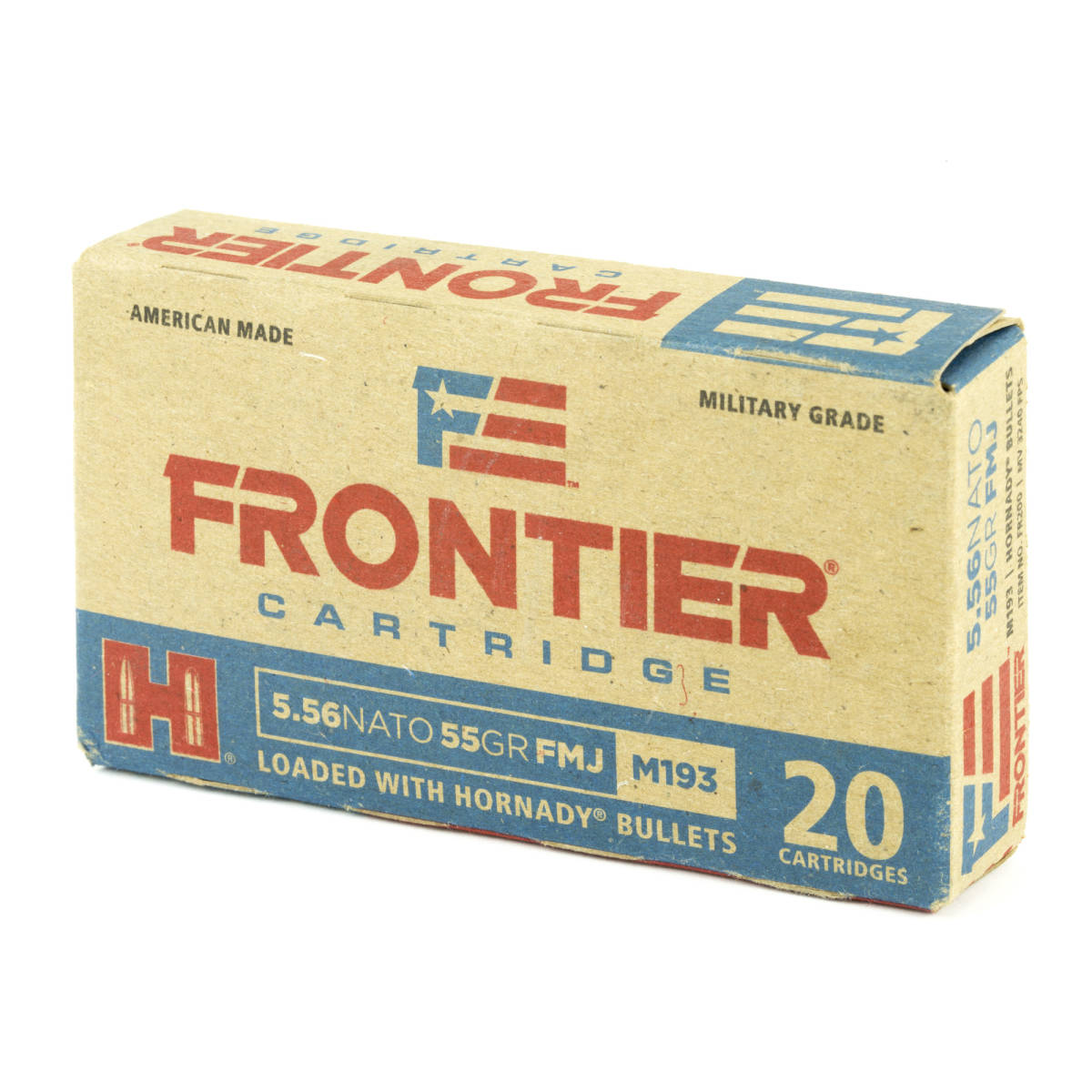 Frontier Cartridge FR200 Military Grade Centerfire Rifle 5.56x45mm NATO ...