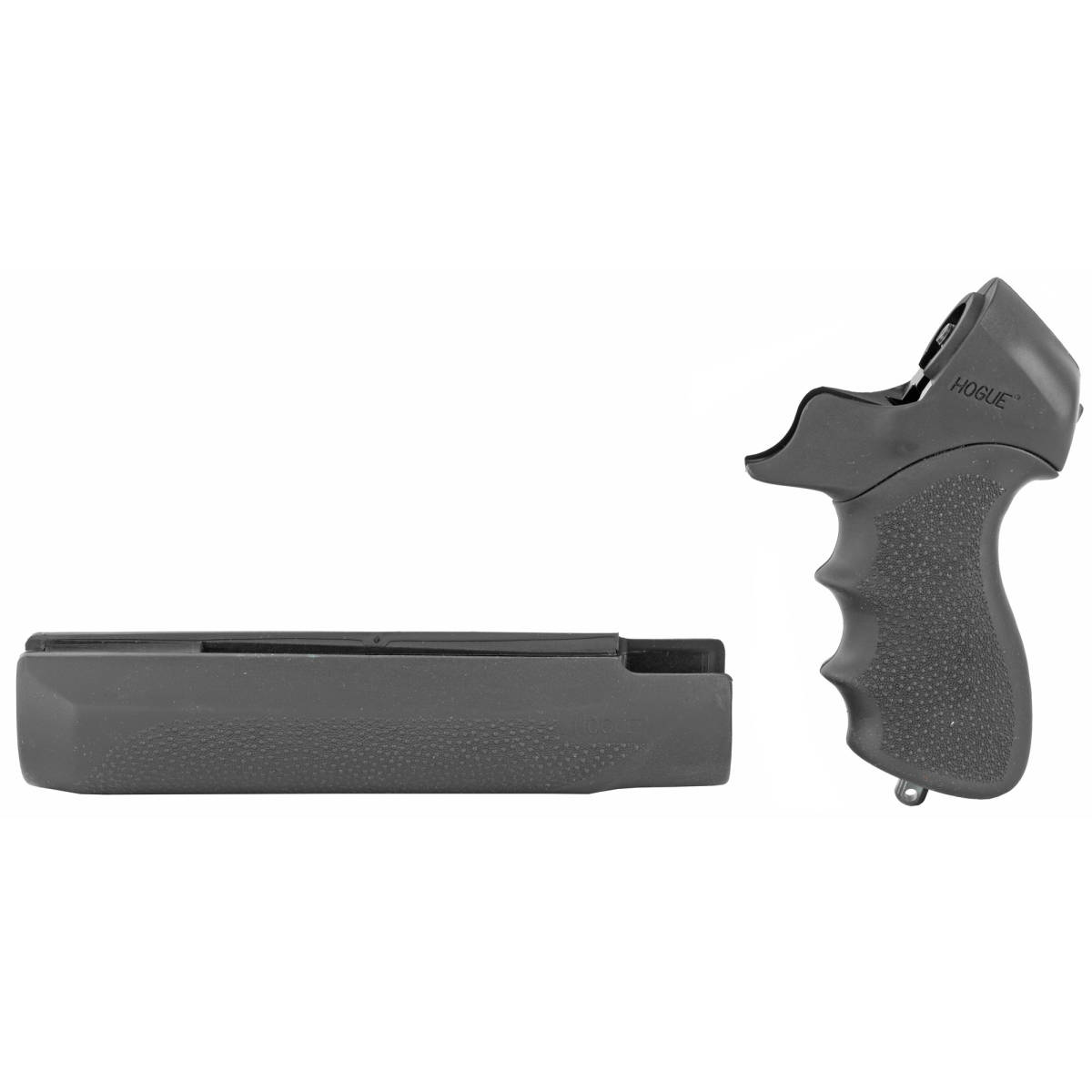Hogue 05015 OverMolded Tamer Pistol Grip & Forend Black Rubber with...-img-0