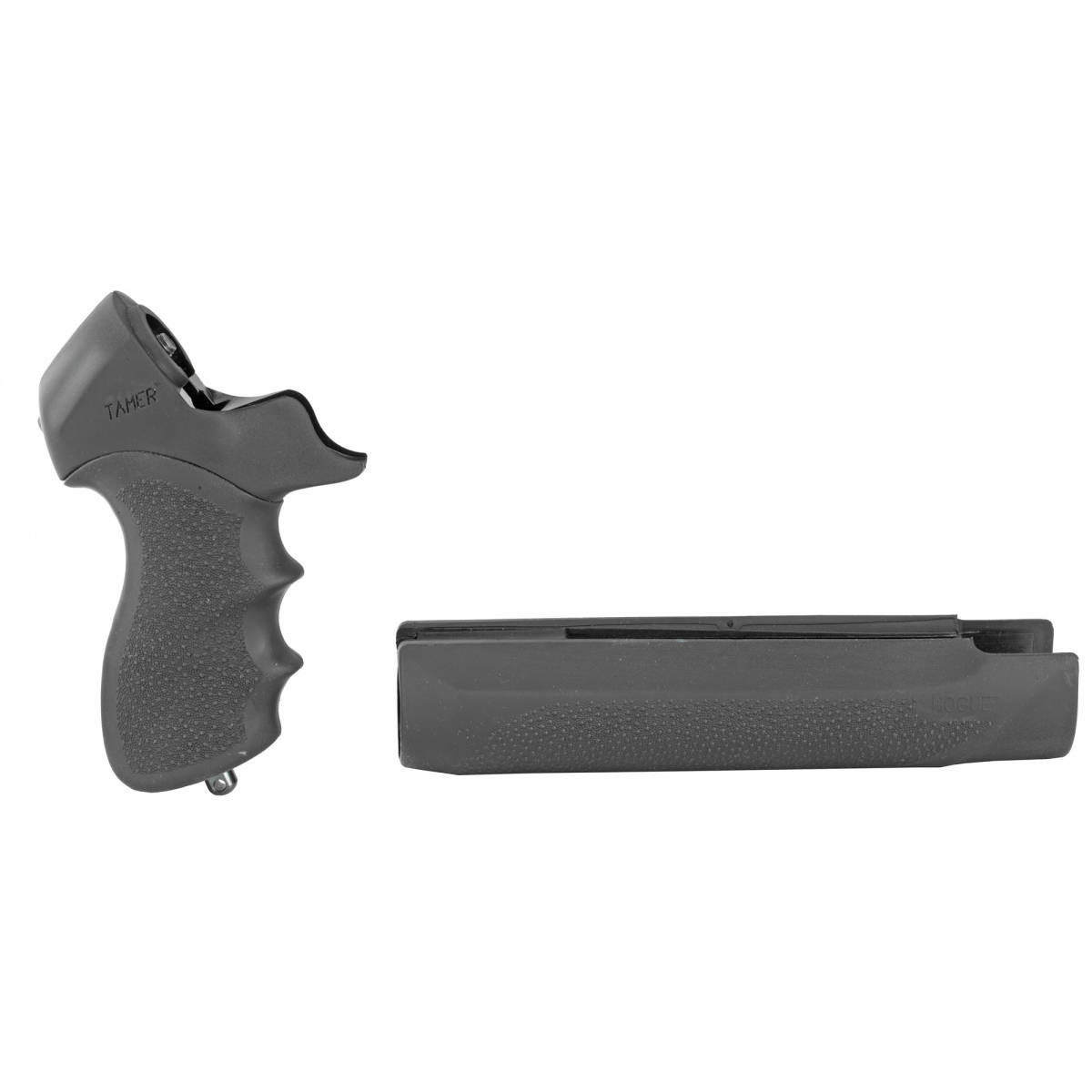 Hogue 05015 OverMolded Tamer Pistol Grip & Forend Black Rubber with...-img-1