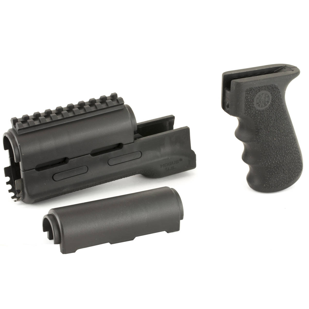Hogue 74008 AK-47/AK-74 Finger Groove Grip w/Forend Chinese & Russian Black-img-1