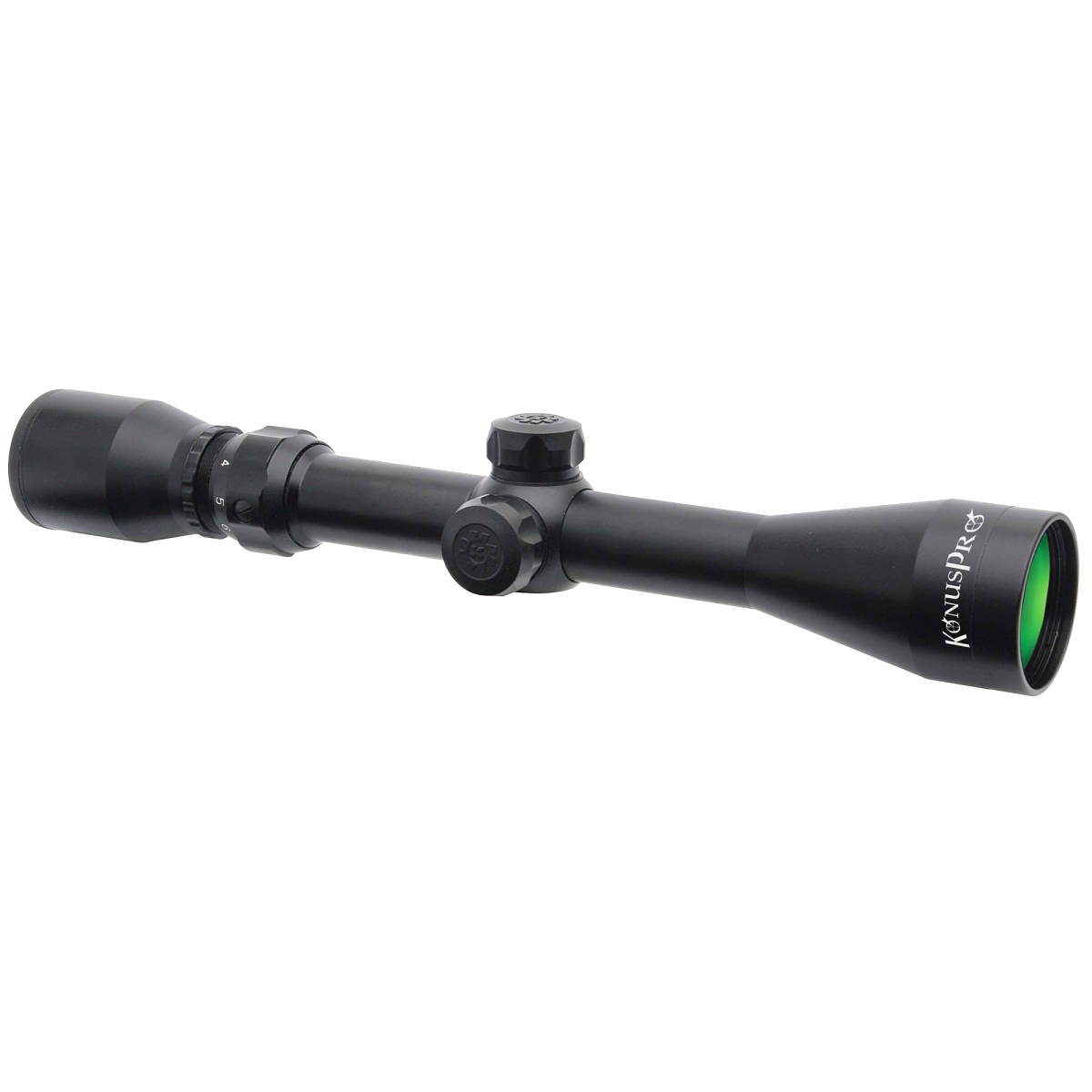 Konus 7264 KonusPro Hunting Matte Black 3-9x40mm 1” Tube Engraved...-img-1