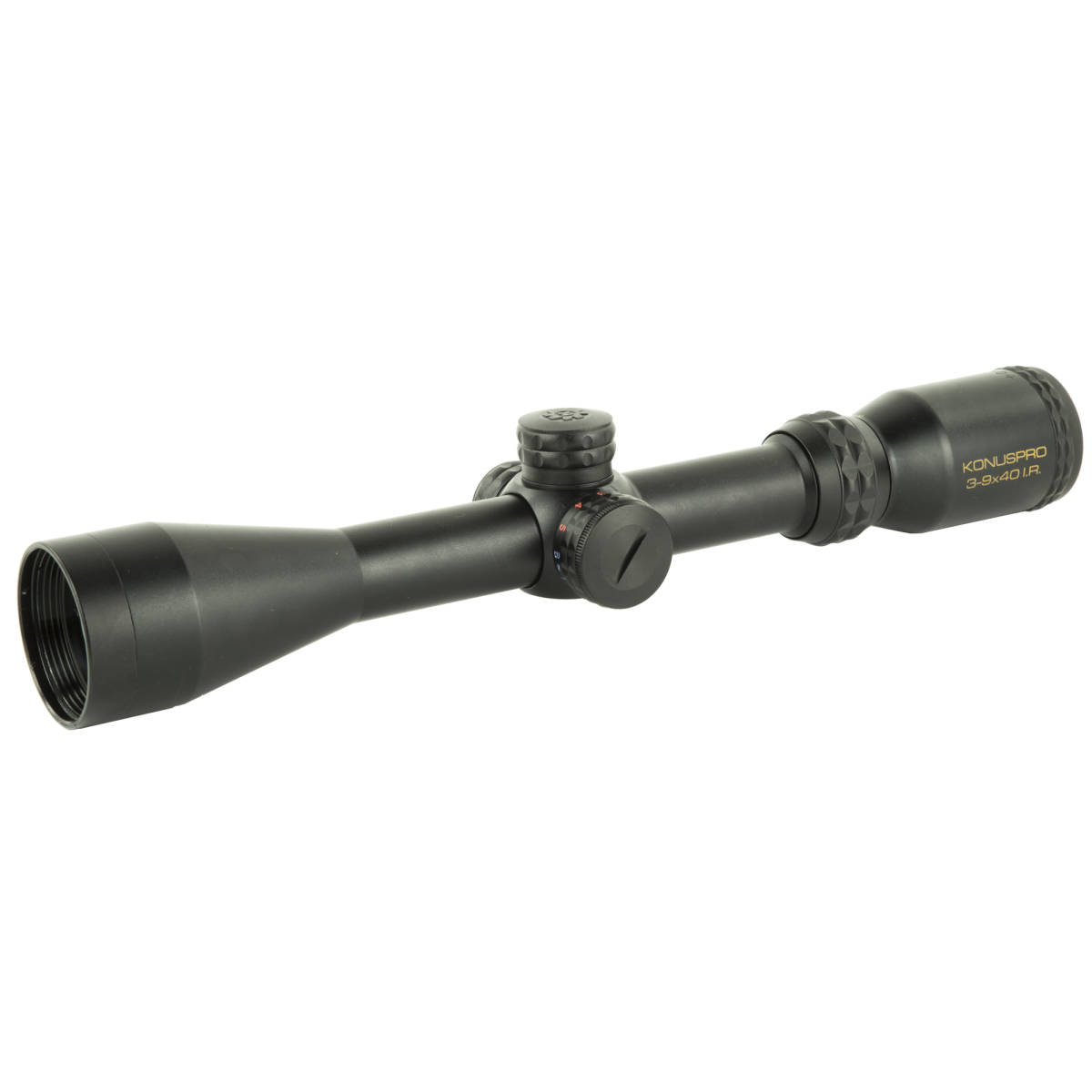 Konus 7276 KonusPro 550 Matte Black 3-9x40mm 1” Tube Dual Illuminated...-img-1