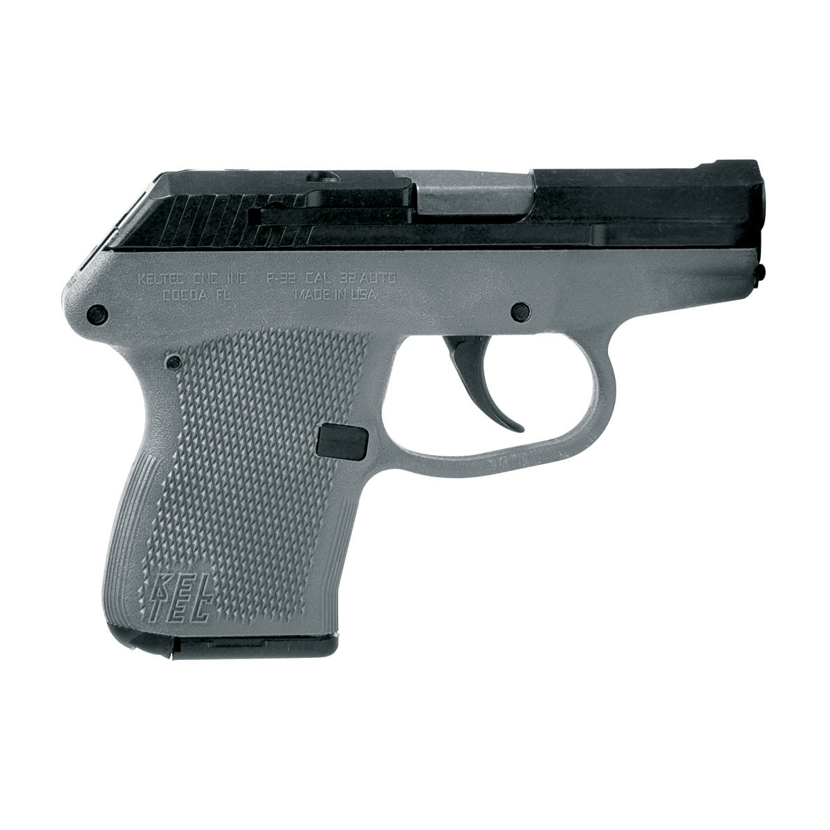 Kel-Tec P32 32 ACP Semi Auto Pistol 2.68” 7+1 Gray Blued Steel Slide...-img-2