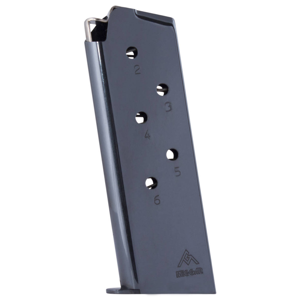 Mec-Gar MGCO4506B 1911 Officer 6rd 45 ACP, Blued Carbon Steel-img-1