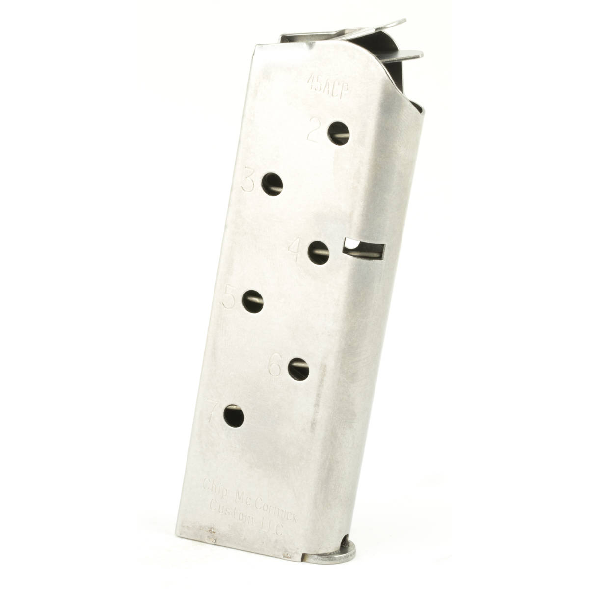 CMC Products 14120 Match Grade 7rd 45 ACP Fits 1911 Officer Stainless Steel-img-1