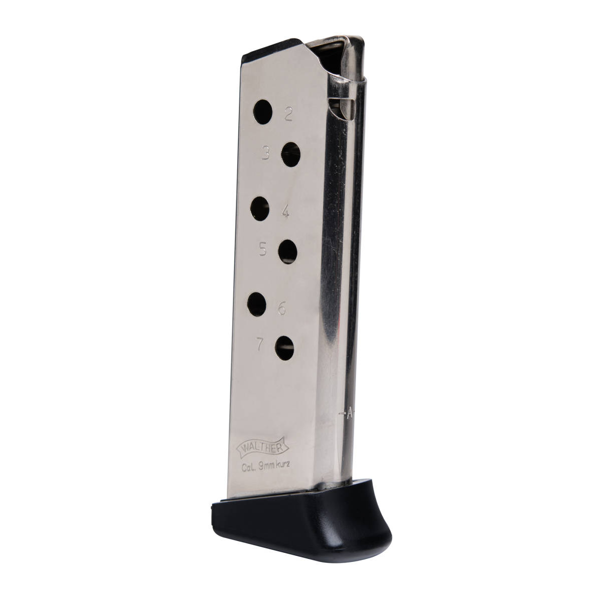 Walther Arms 2246012 PPK/S 7rd Detachable w/Finger Rest 380 ACP Nickel...-img-1