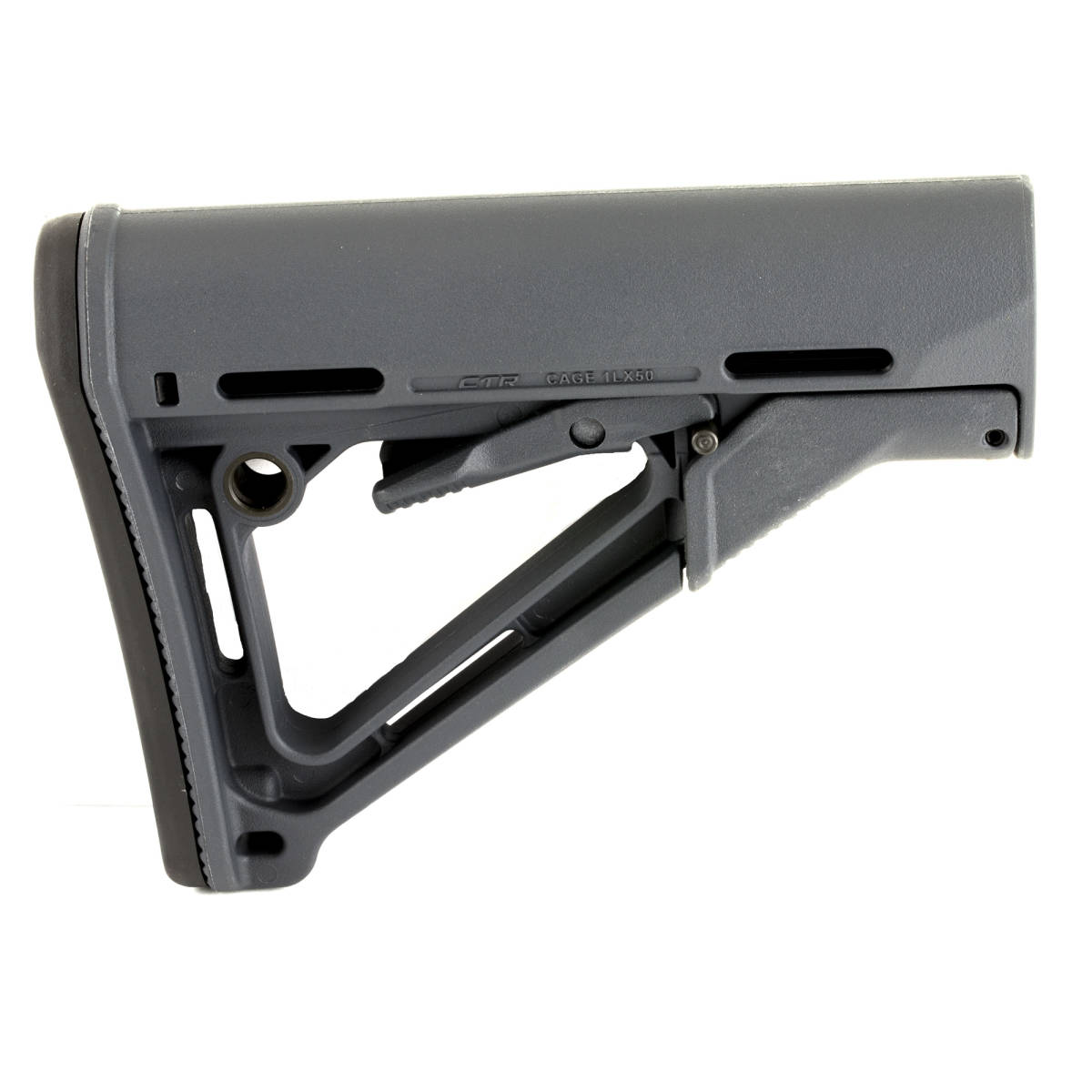 Magpul MAG310-GRY CTR Carbine Stock Stealth Gray Synthetic for AR-15 ...